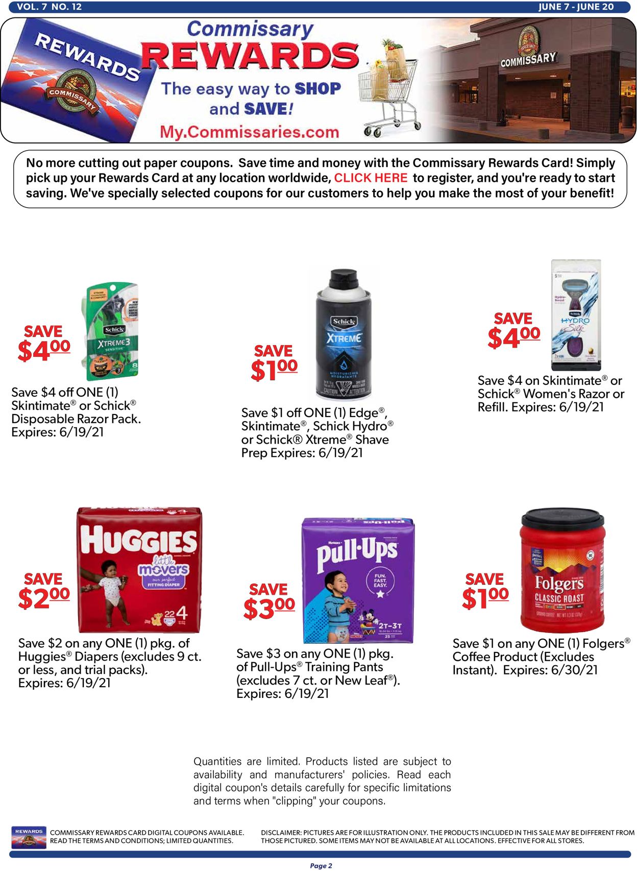 Commissary Ad from 06/07/2021