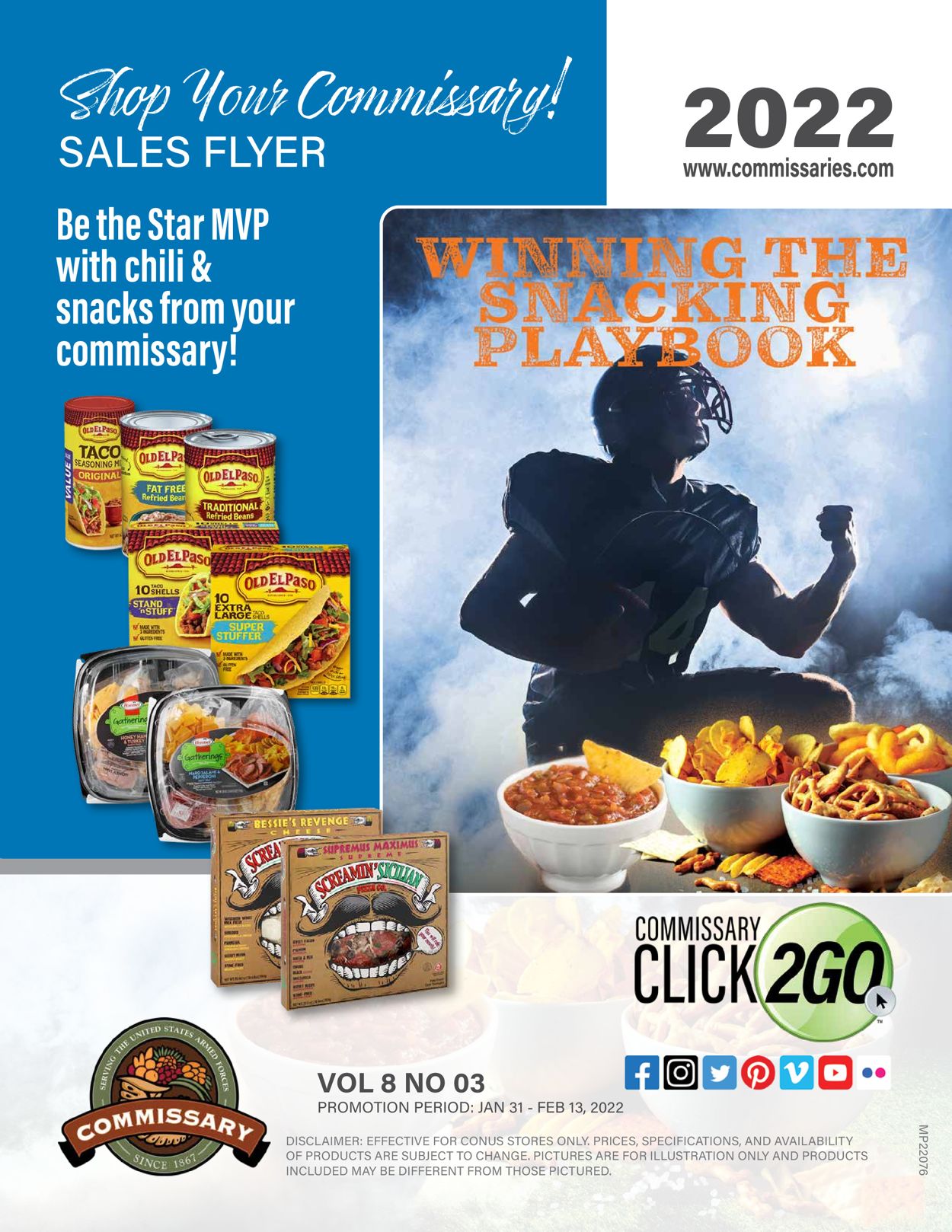 Commissary Ad from 01/31/2022