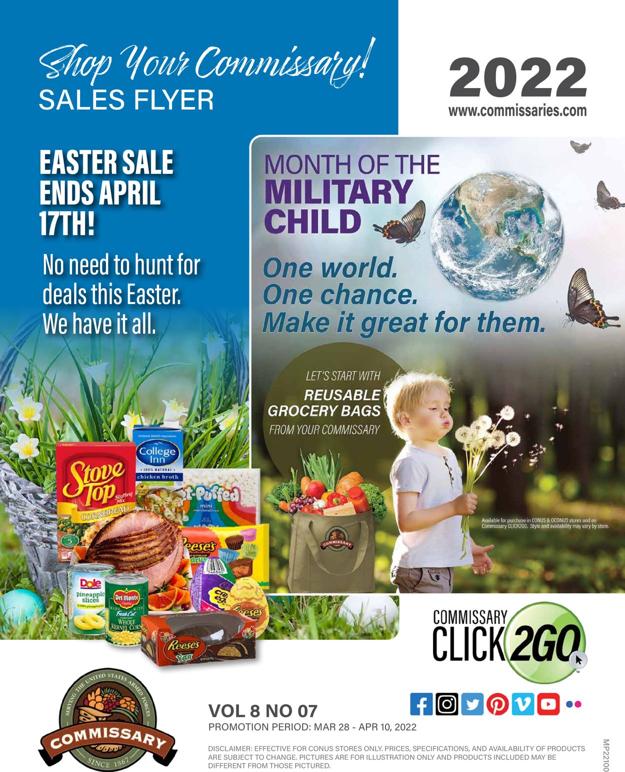 Commissary Ad from 03/28/2022