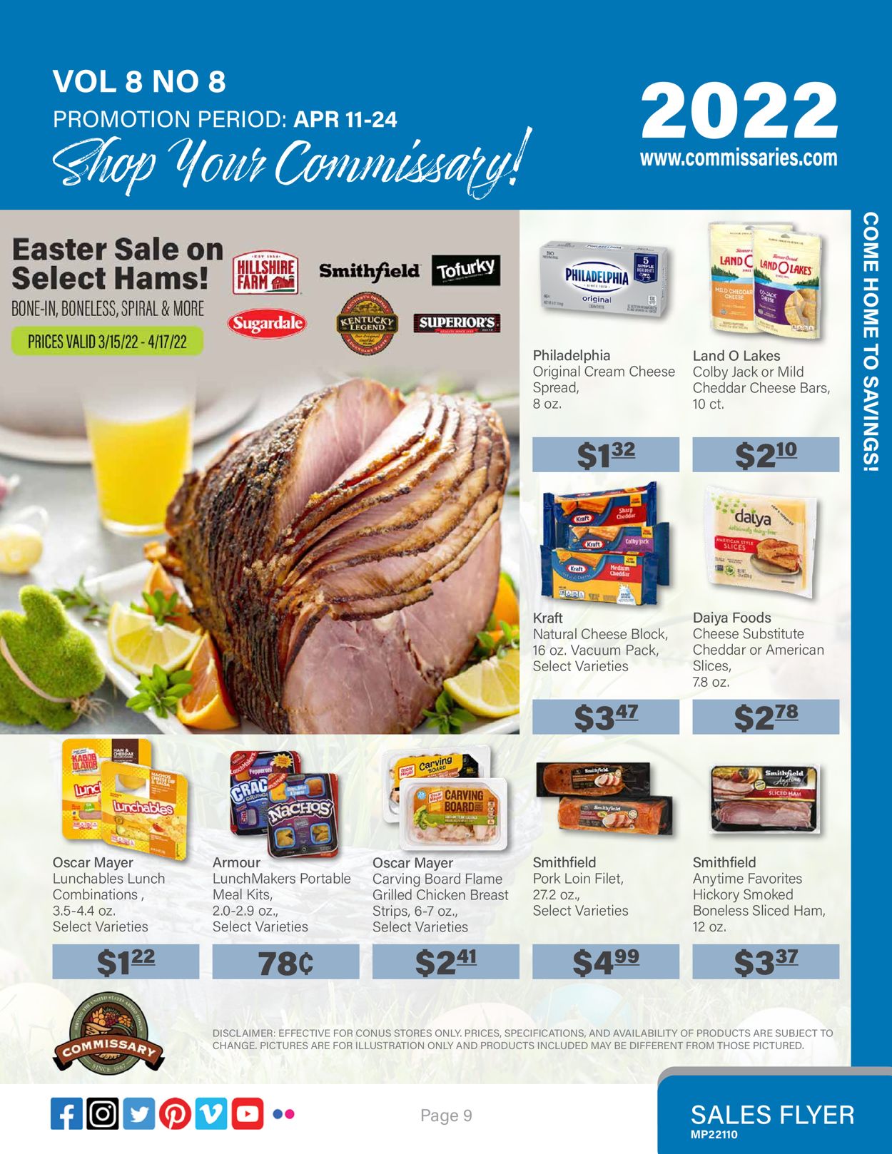 Commissary Ad from 04/11/2022