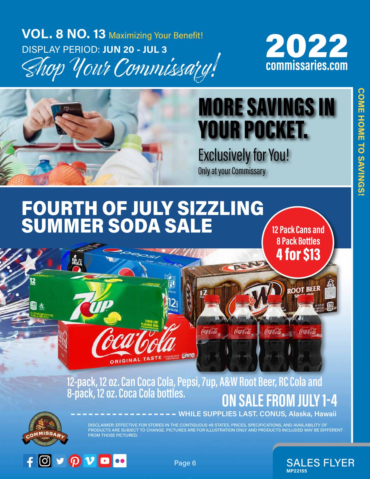 Commissary Ad from 06/20/2022