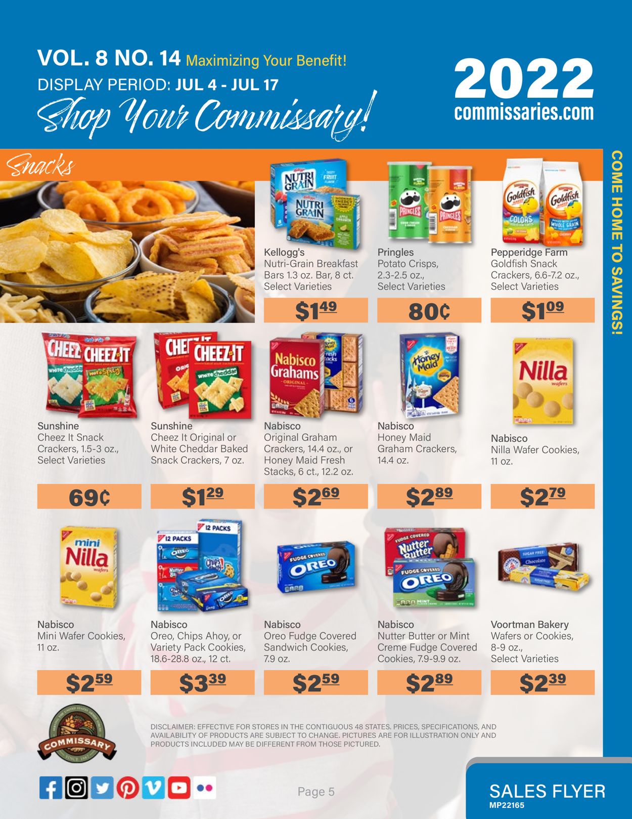 Commissary Ad from 07/04/2022