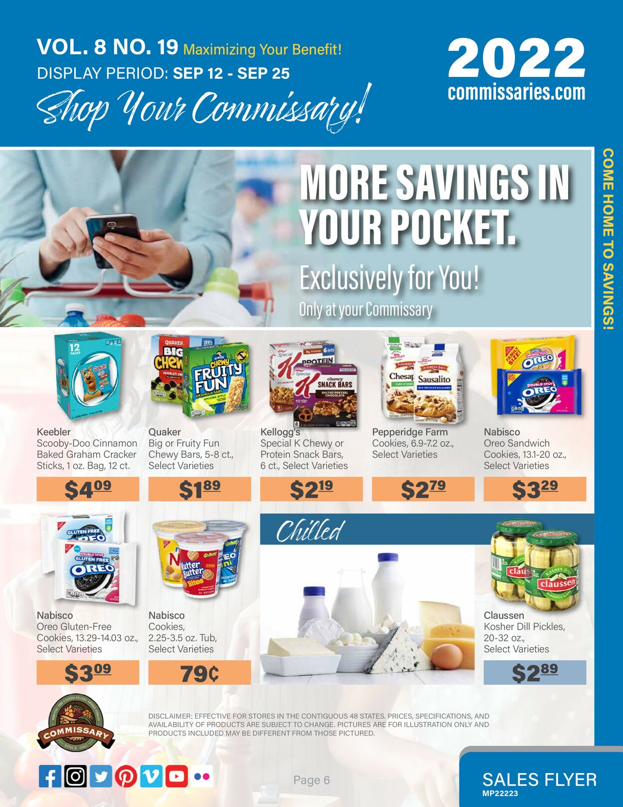 Commissary Ad from 09/12/2022