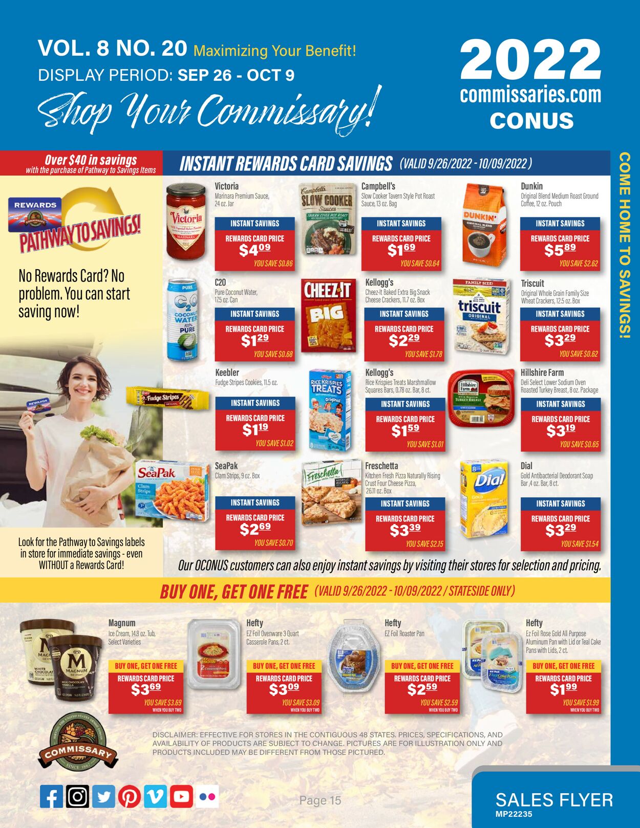 Commissary Ad from 09/26/2022