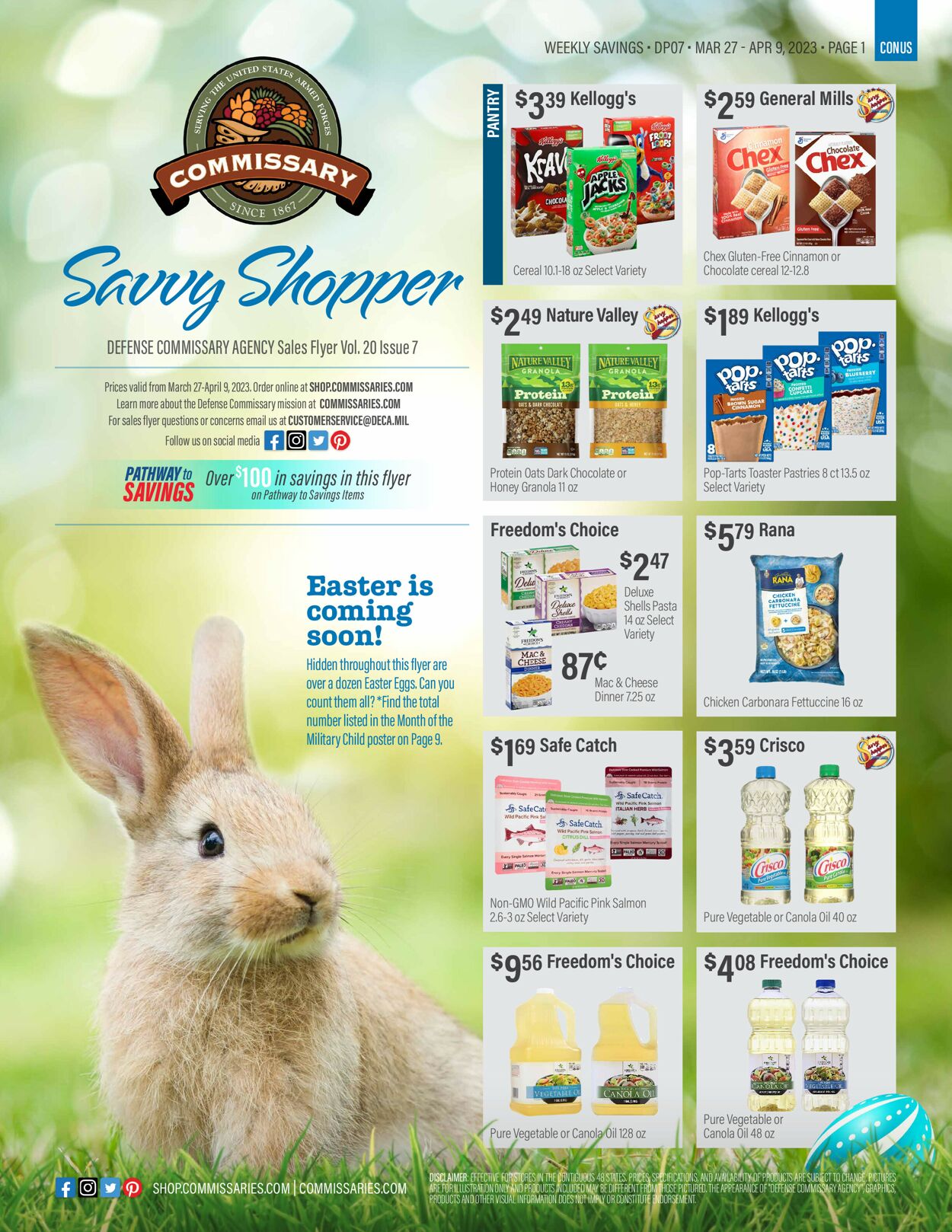 Commissary Ad from 03/27/2023