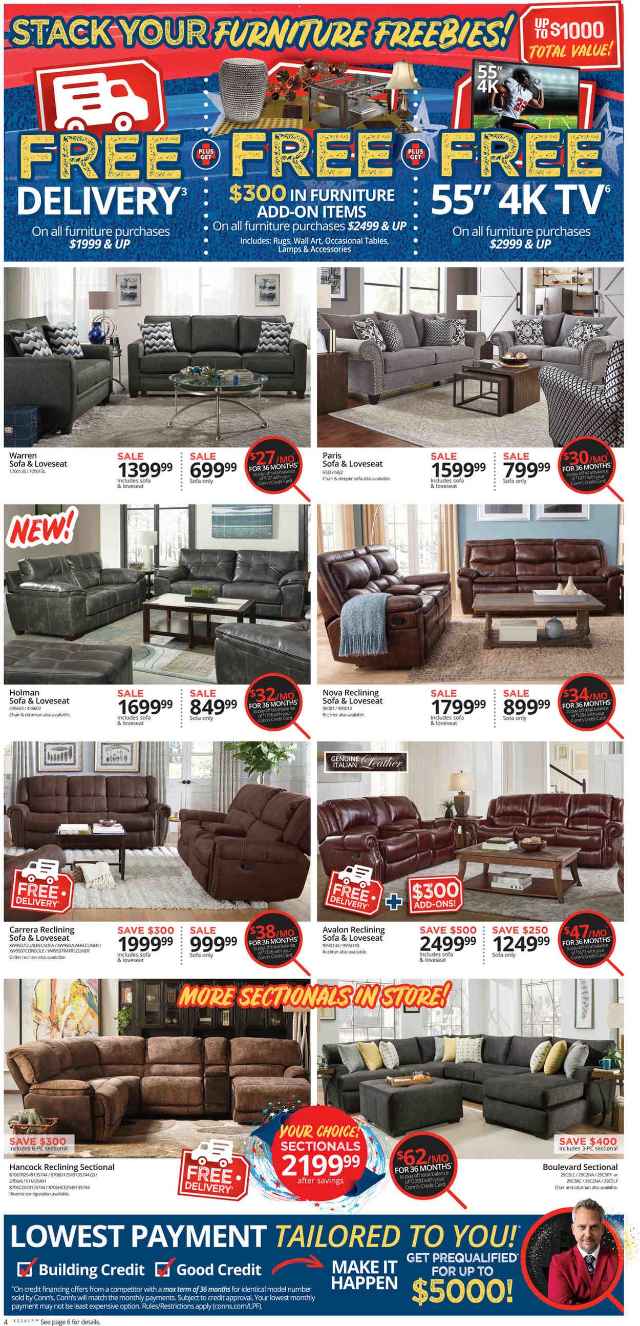 Conn's Home Plus Ad from 08/30/2020