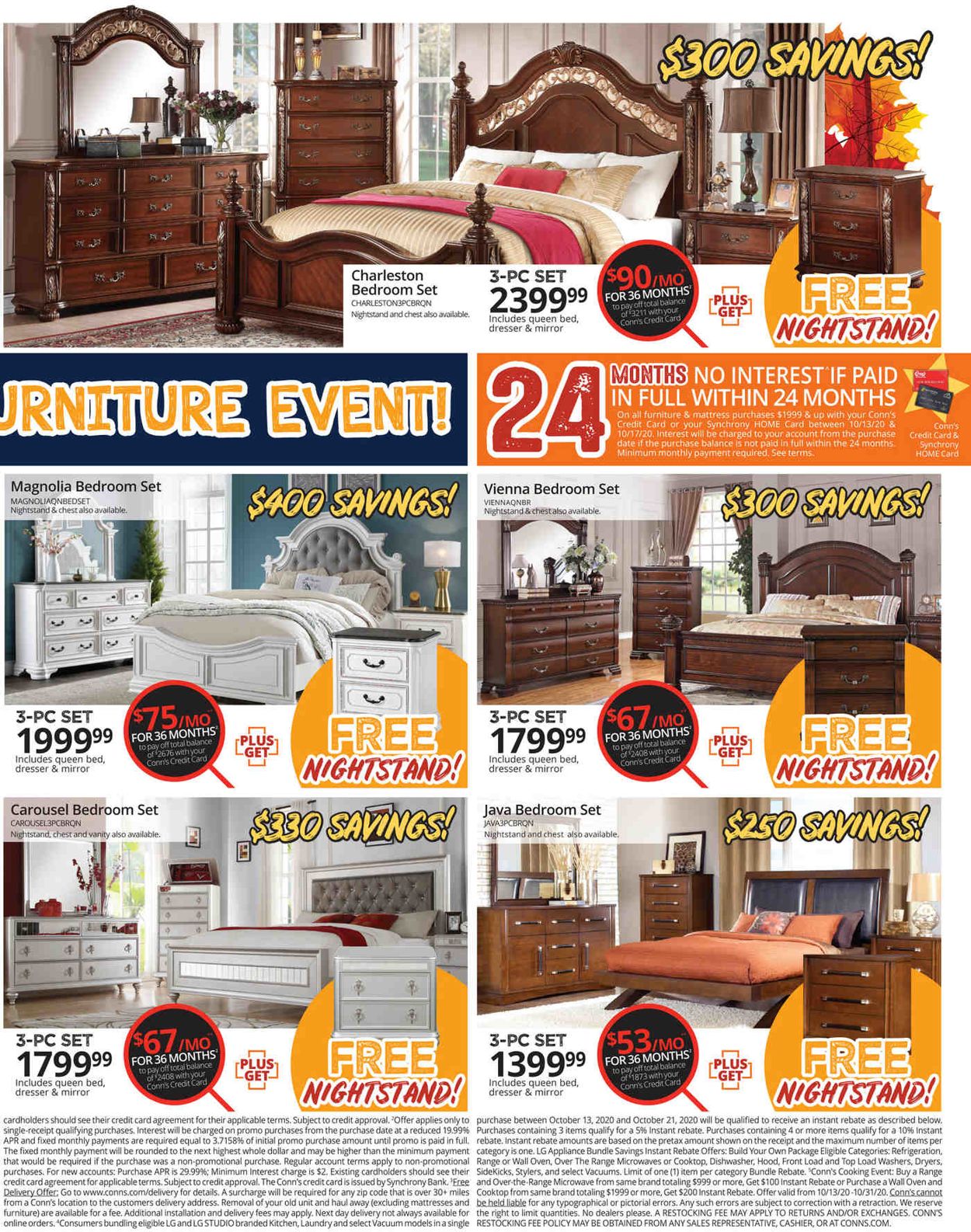 Conn's Home Plus Ad from 10/13/2020