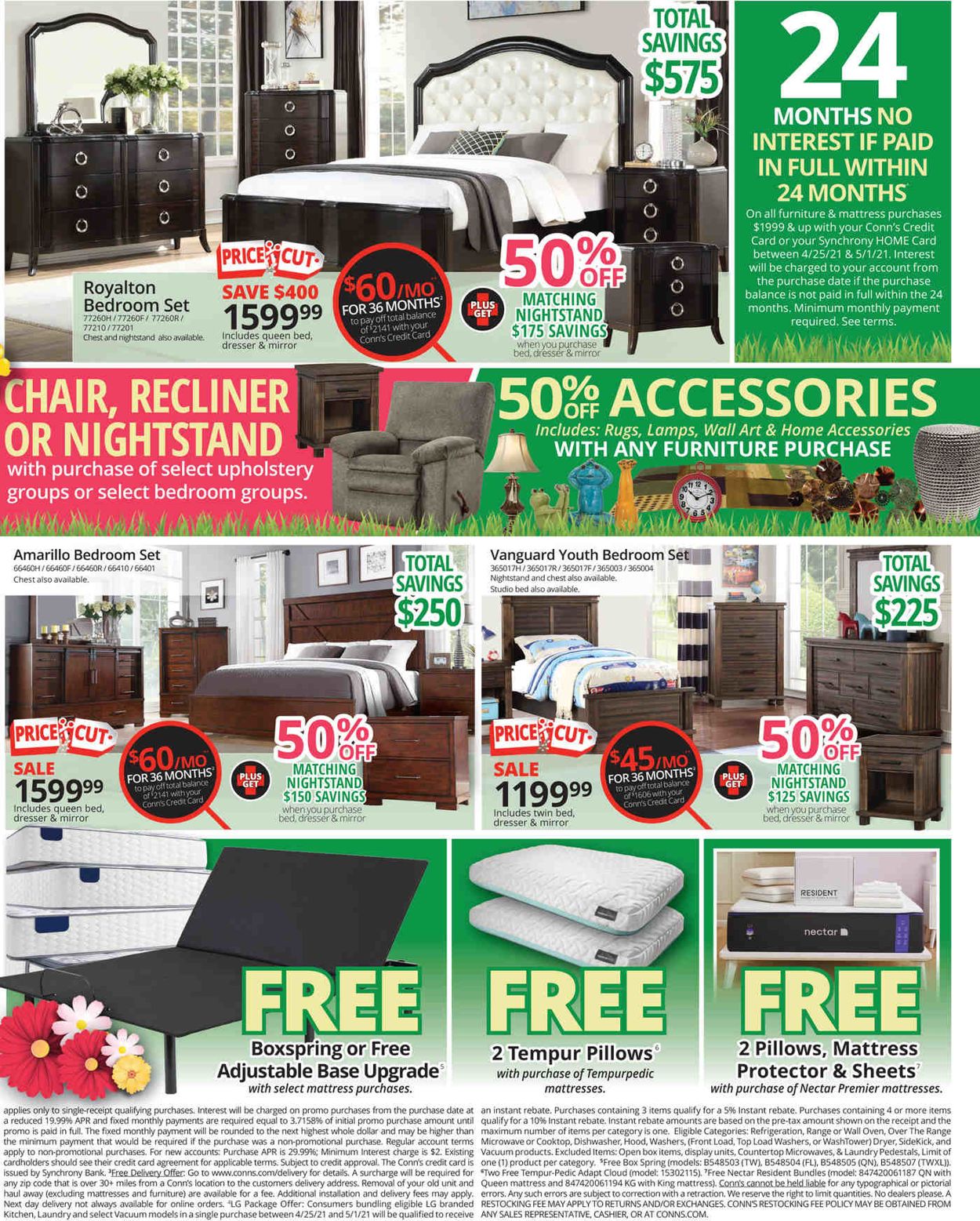 Conn's Home Plus Ad from 04/25/2021