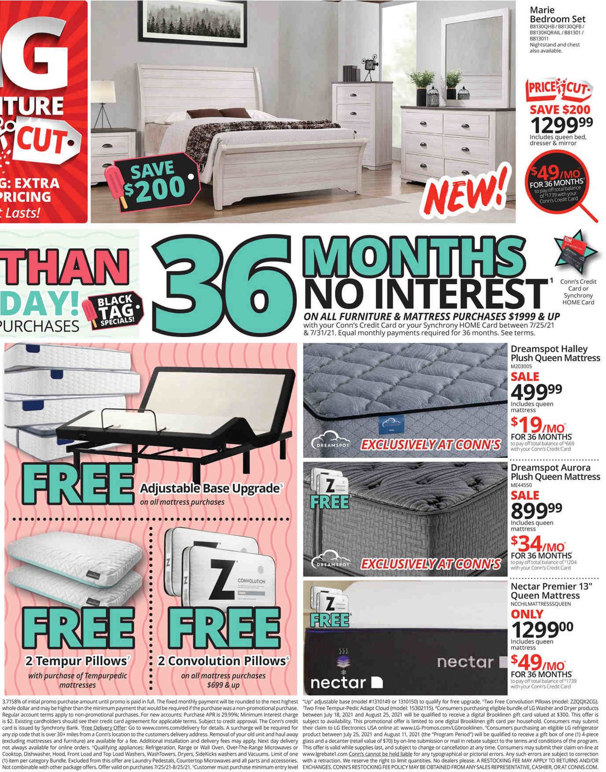 Conn's Home Plus Ad from 07/25/2021