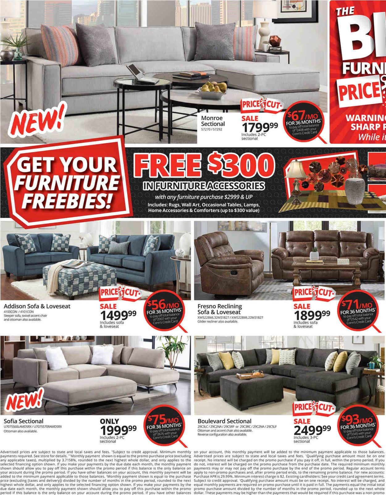 Conn's Home Plus Ad from 10/17/2021