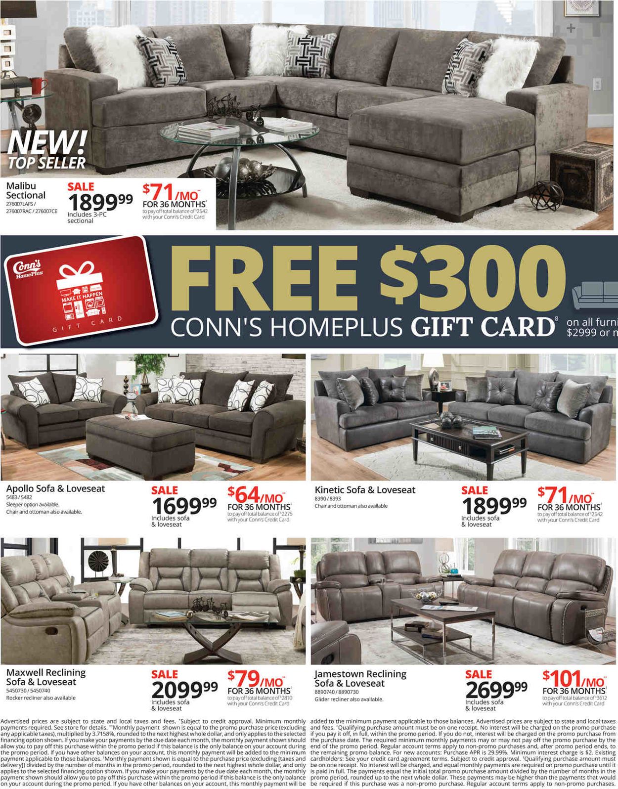 Conn's Home Plus Ad from 12/16/2021