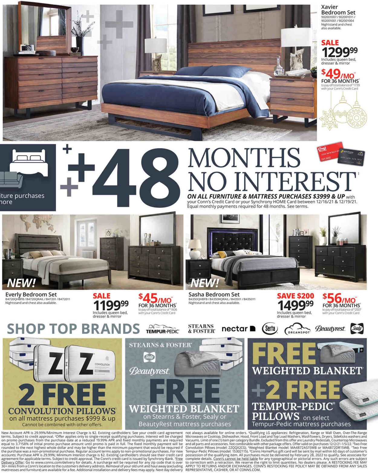 Conn's Home Plus Ad from 12/16/2021