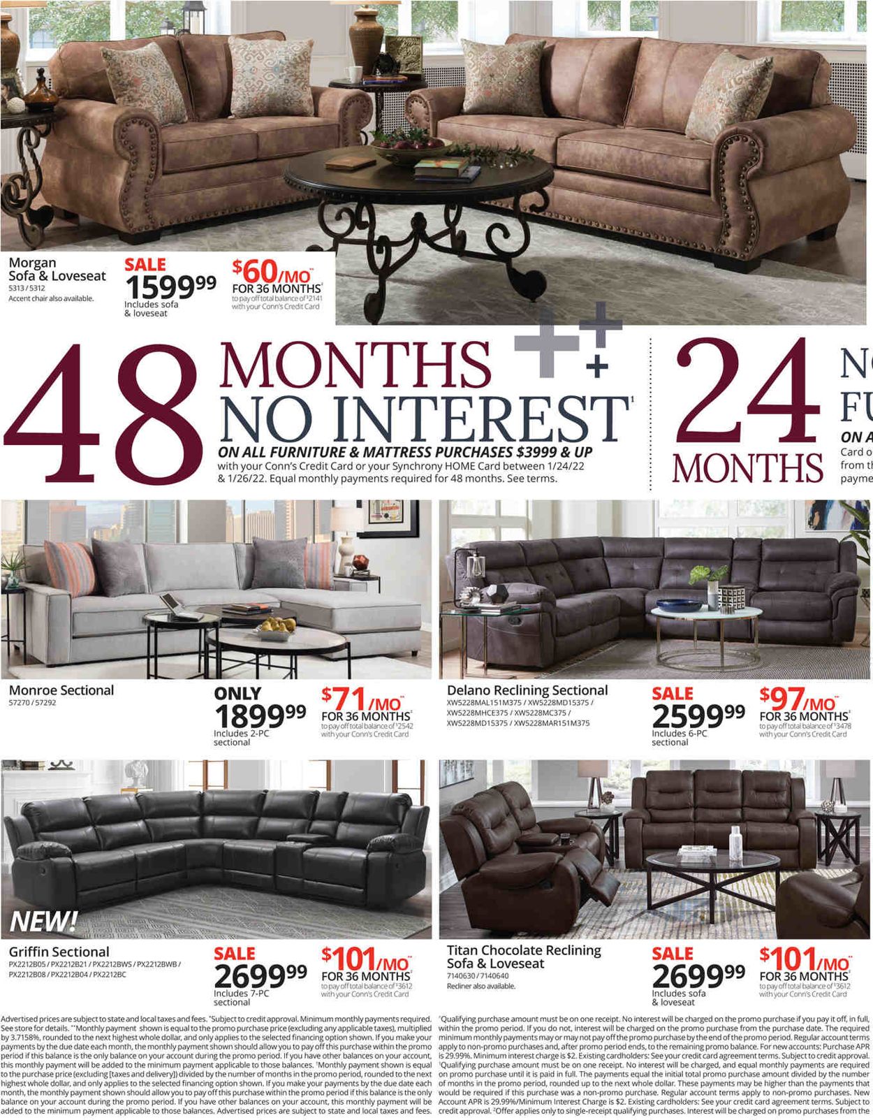 Conn's Home Plus Ad from 01/24/2022