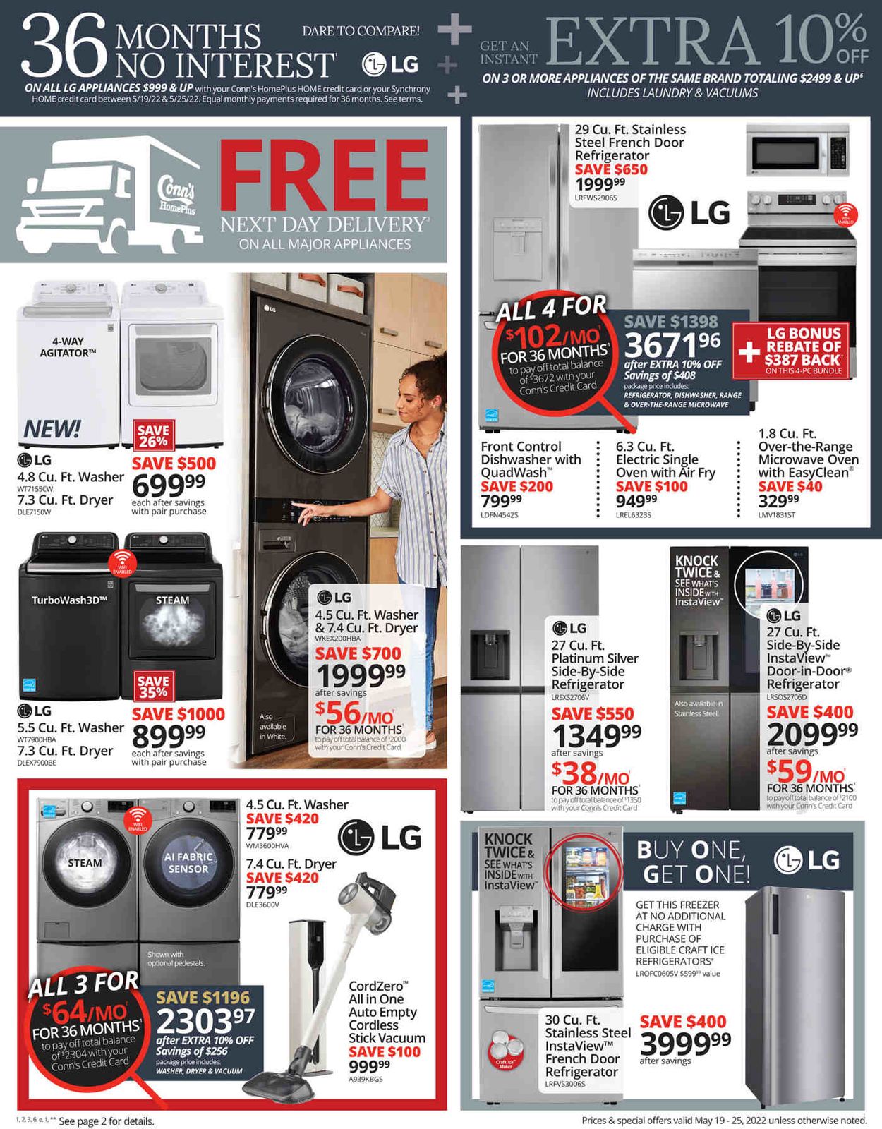 Conn's Home Plus Ad from 05/19/2022