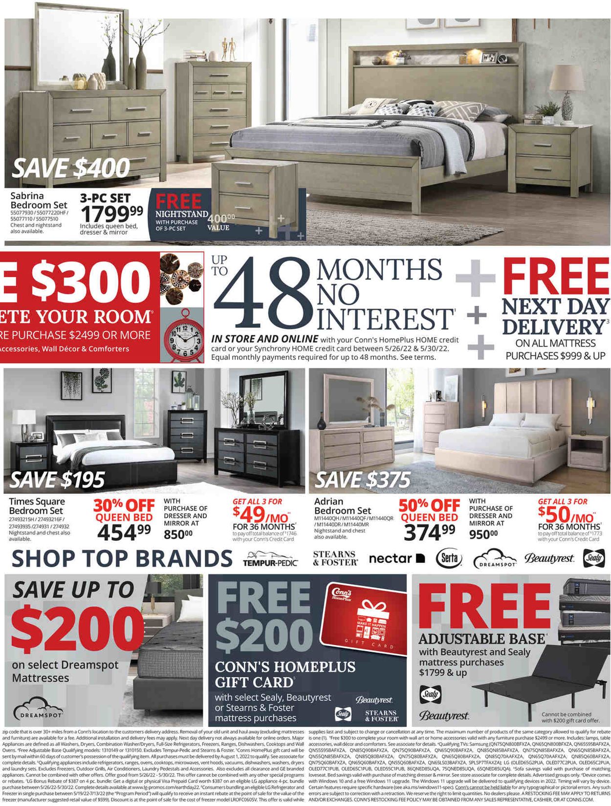 Conn's Home Plus Ad from 05/26/2022