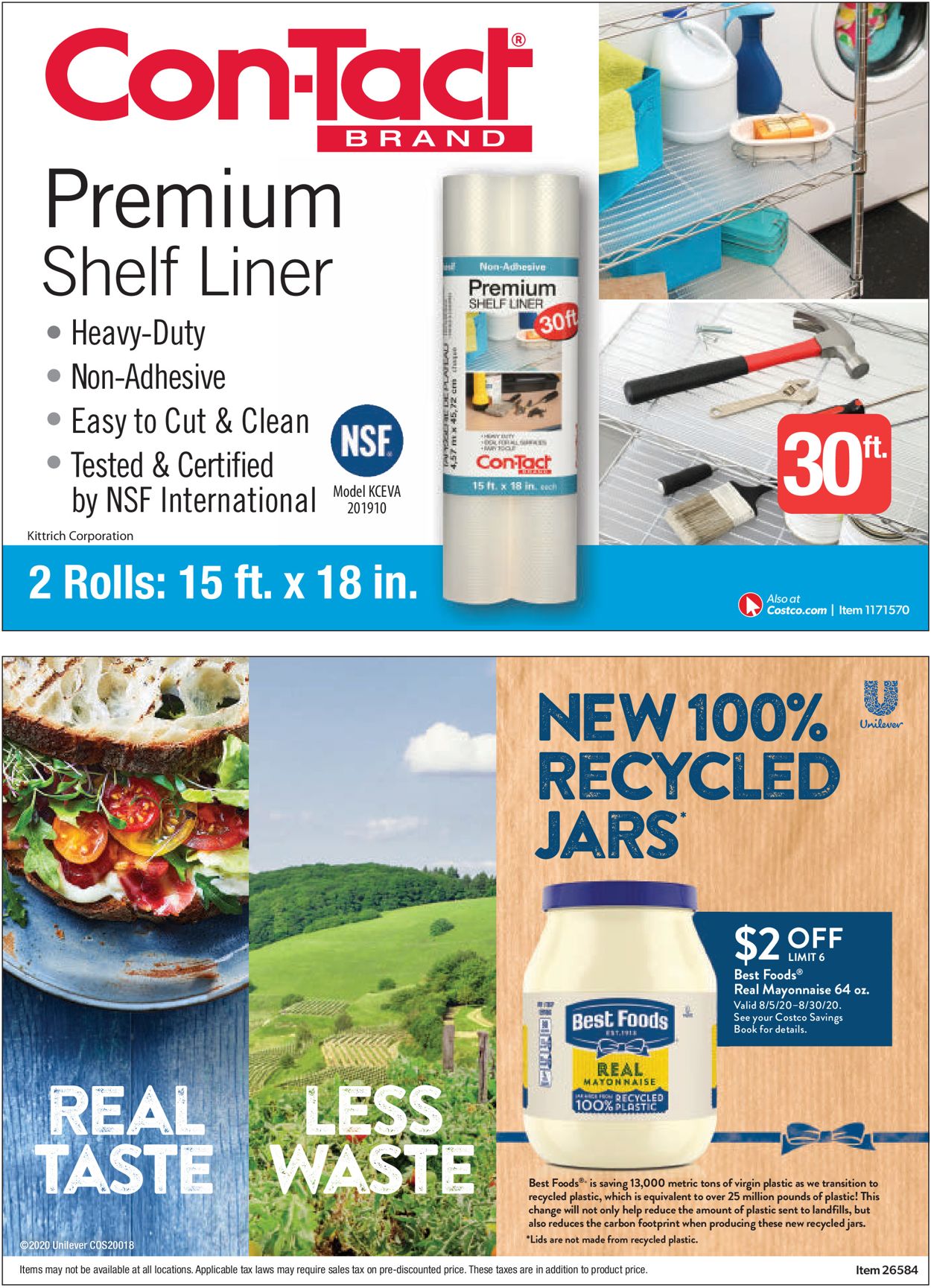 Costco Ad from 08/01/2020