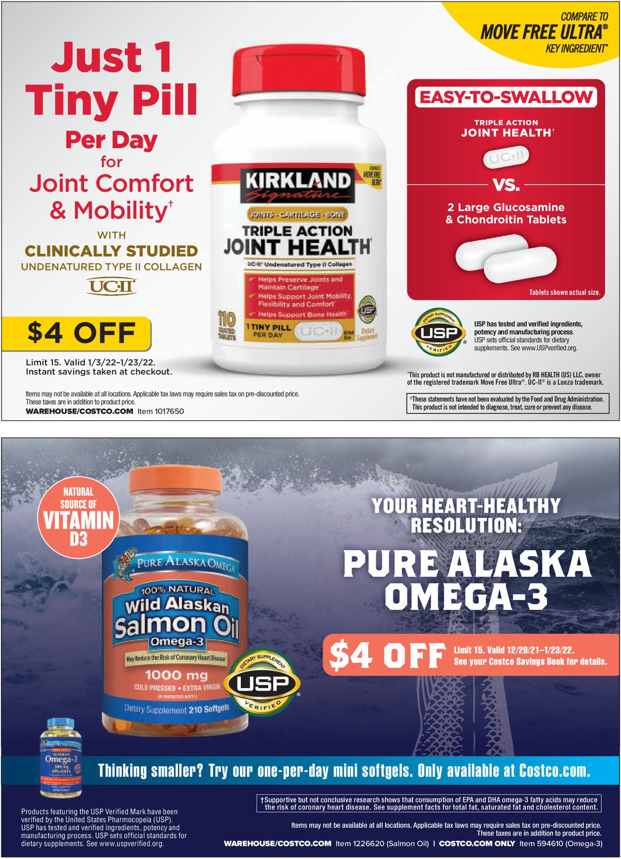Costco Ad from 01/01/2022