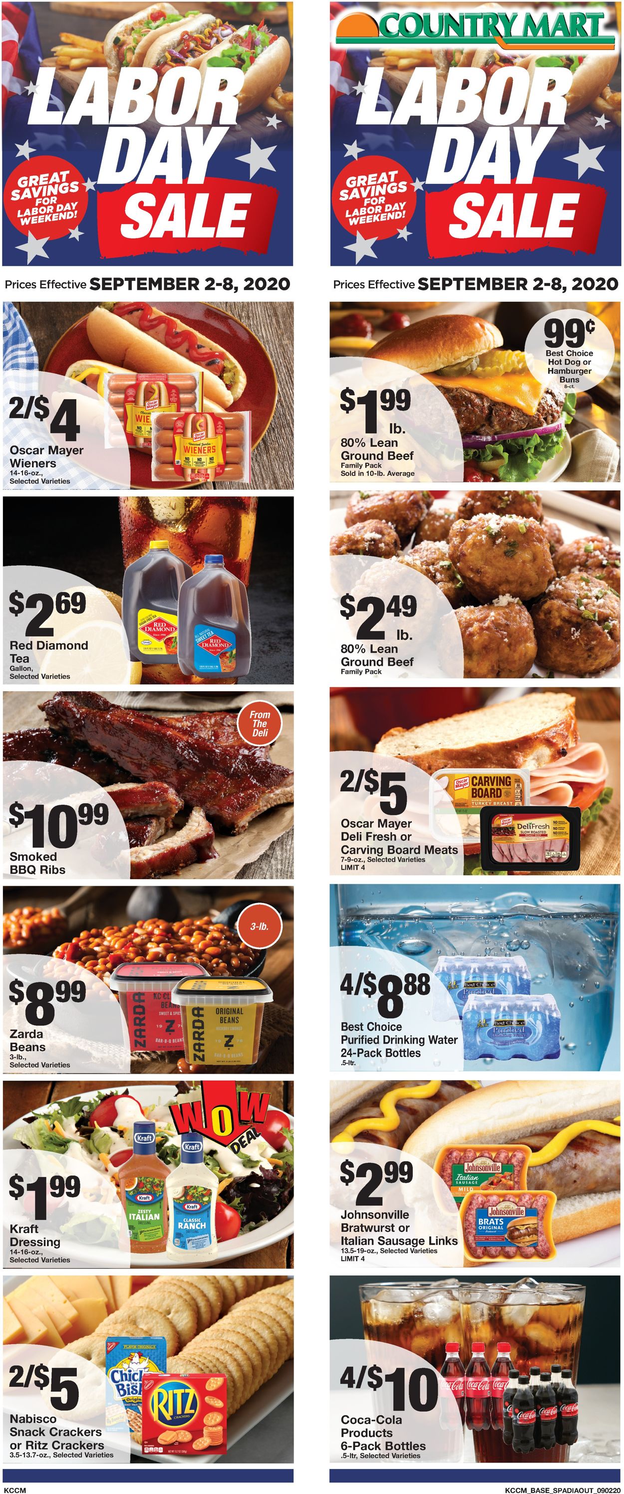 Country Mart Ad from 09/02/2020