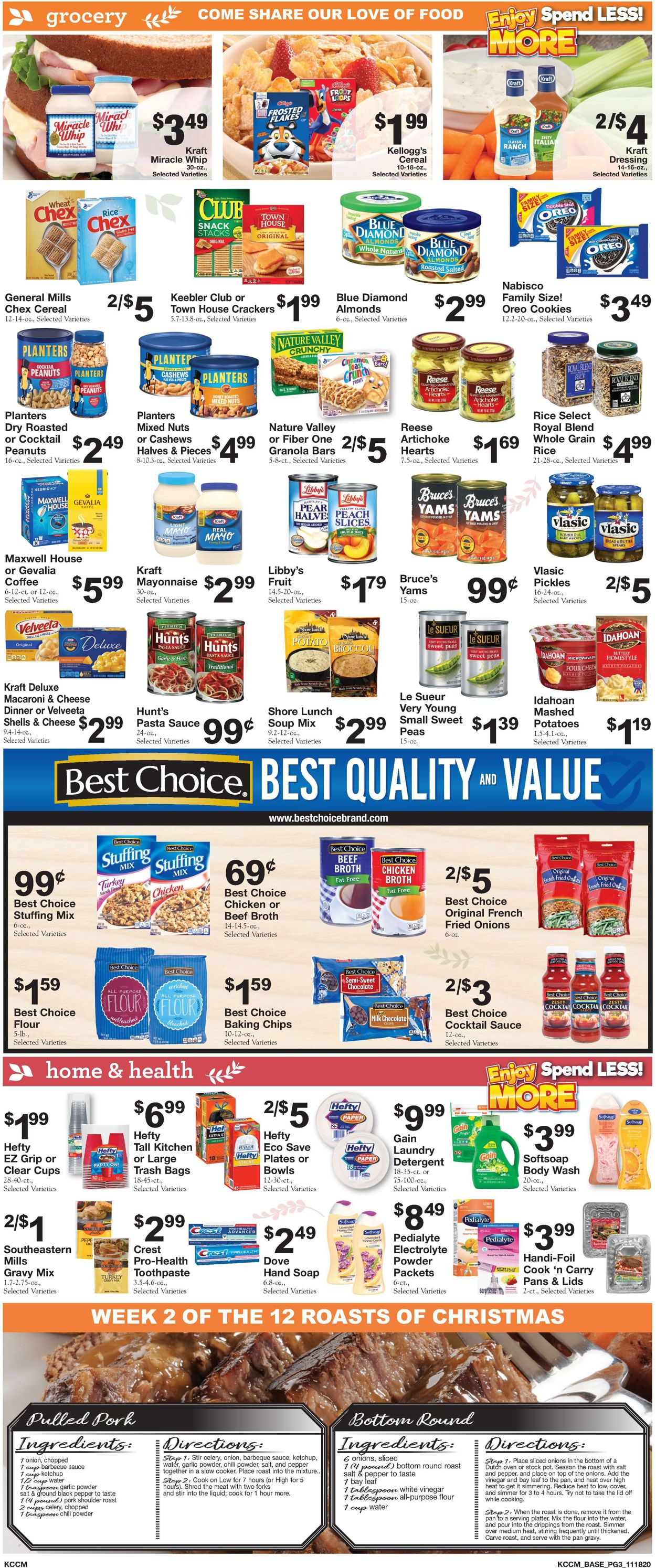 Country Mart Ad from 11/18/2020