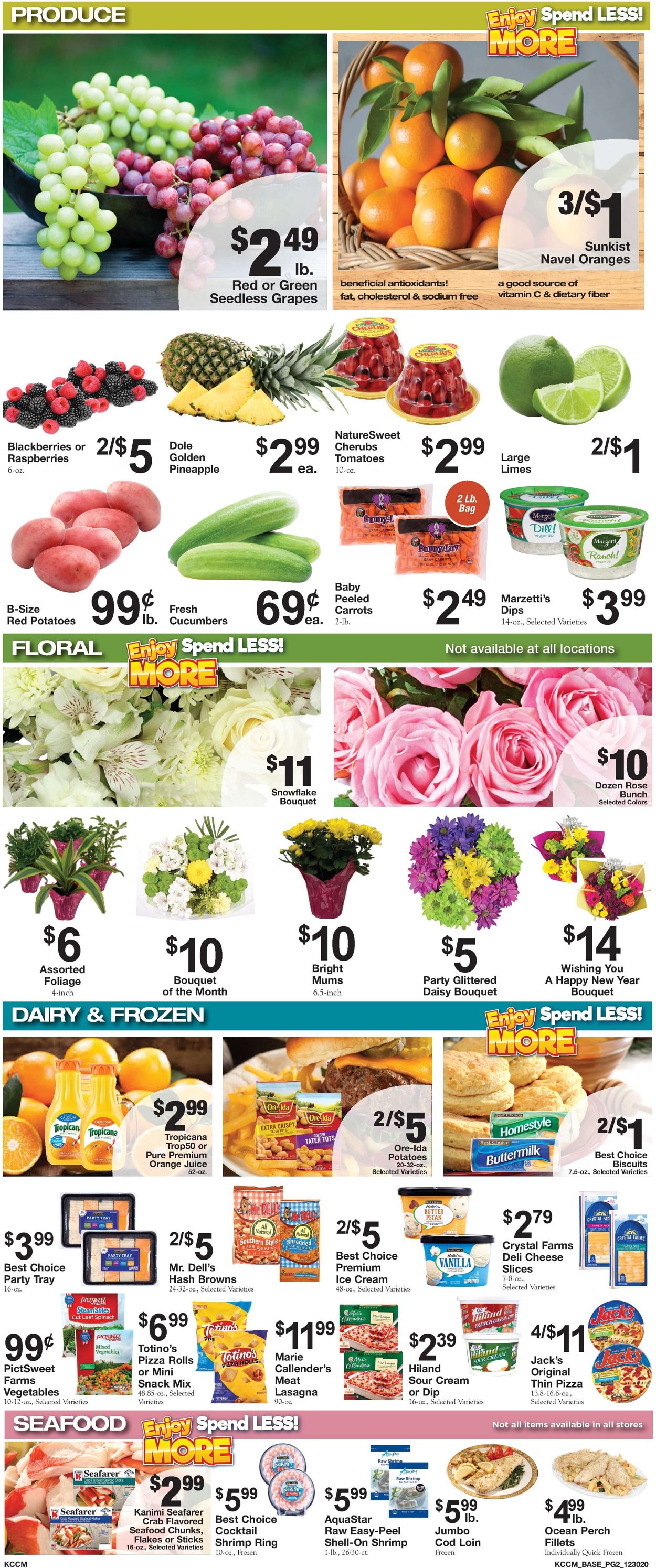 Country Mart Ad from 12/30/2020