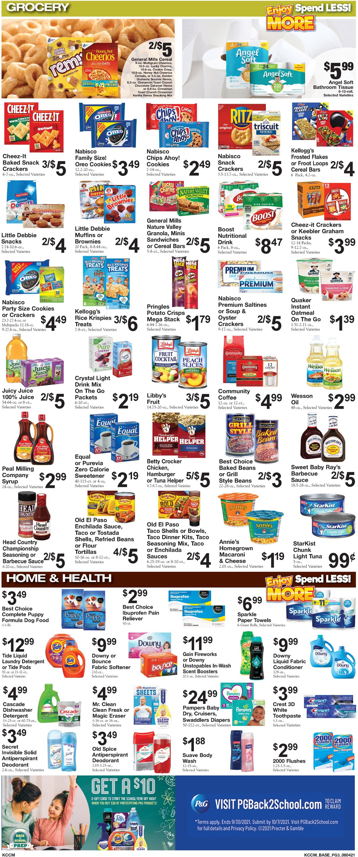 Country Mart Ad from 08/03/2021