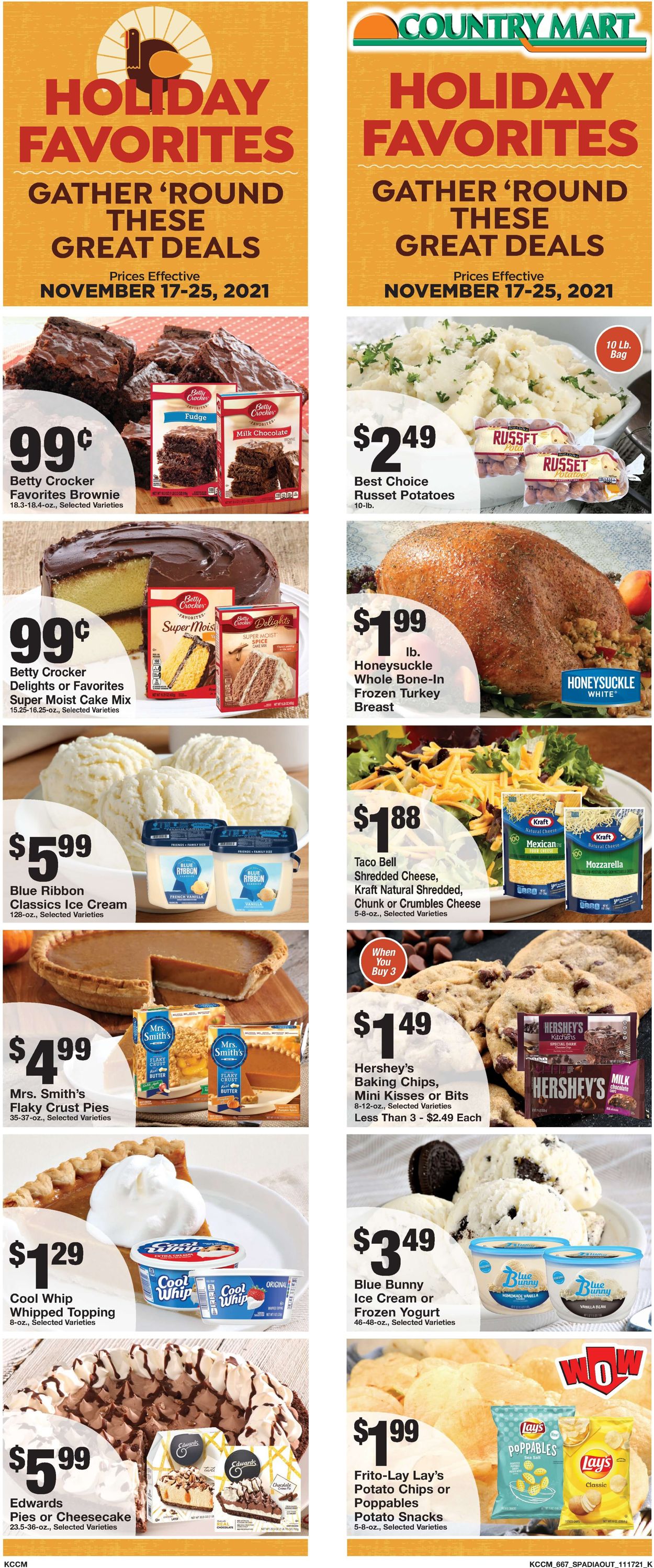 Country Mart Ad from 11/17/2021