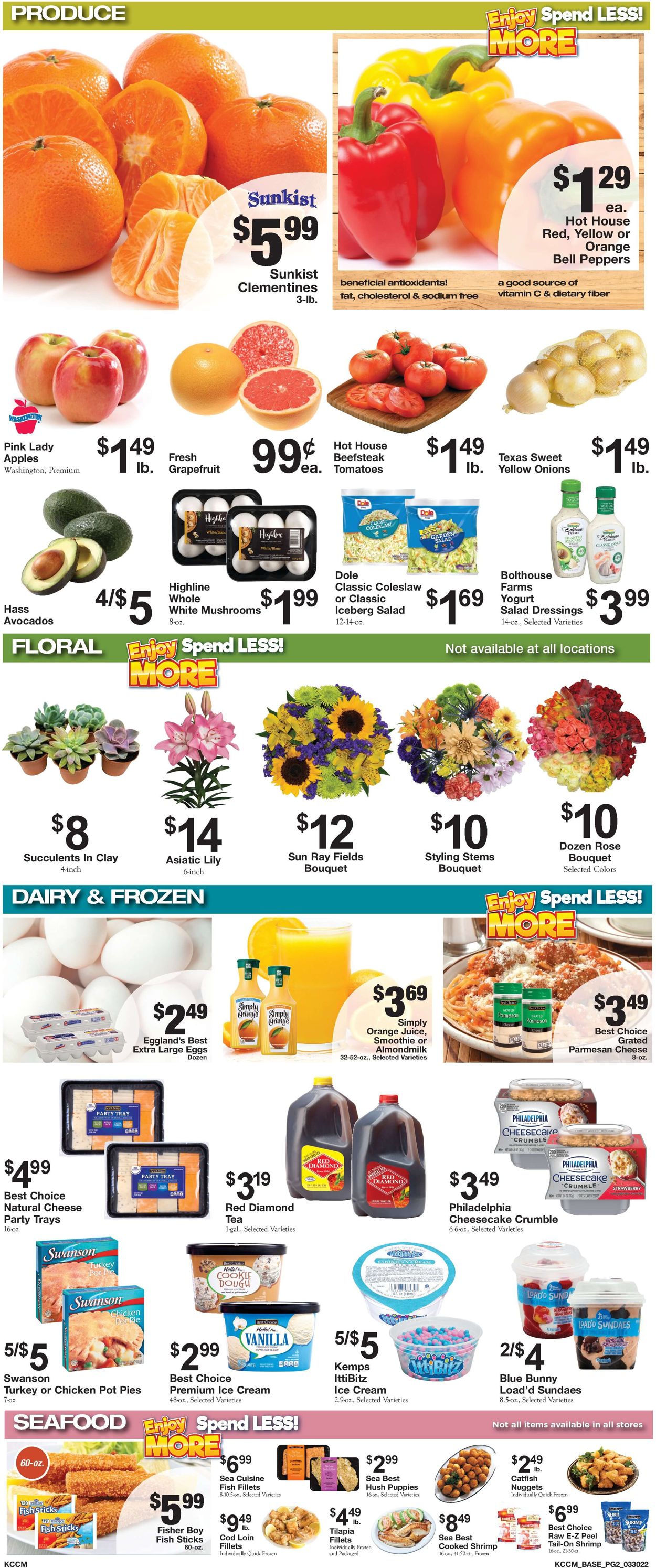 Country Mart Ad from 03/29/2022