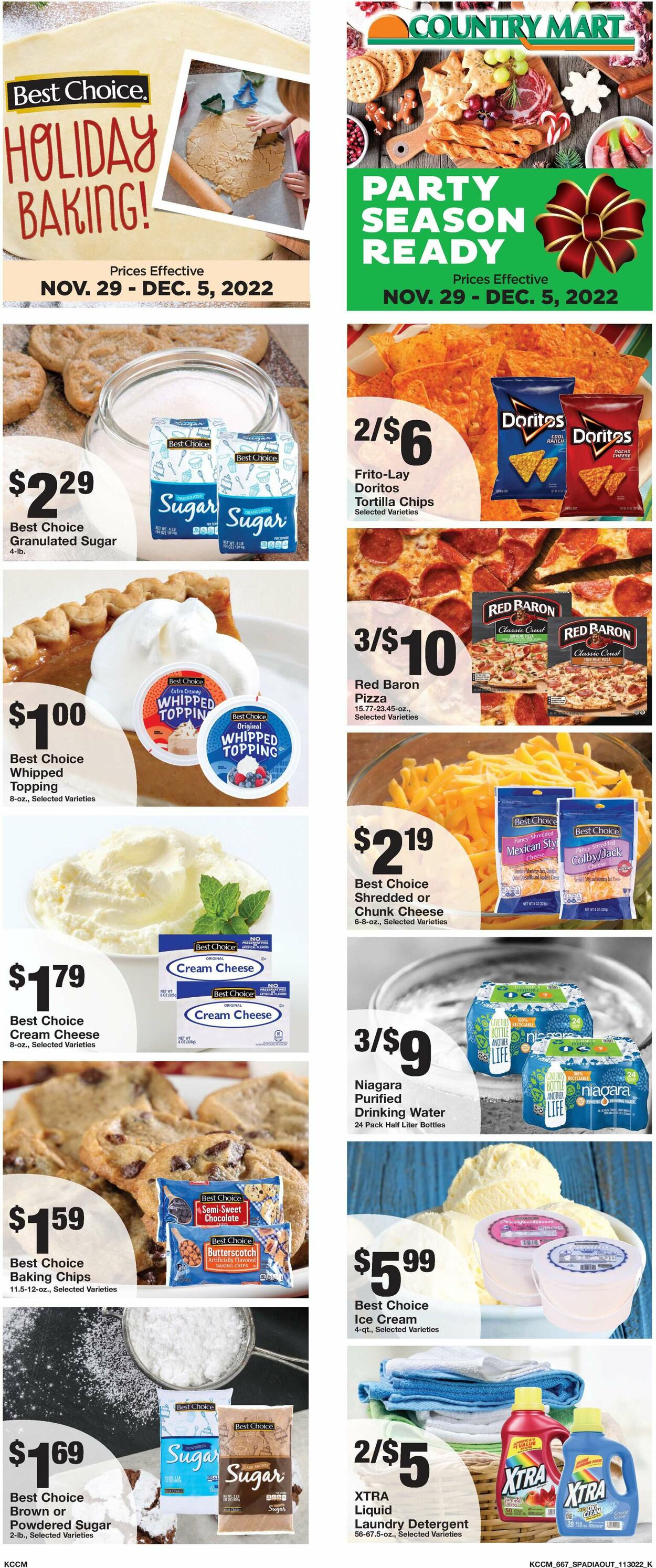 Country Mart Ad from 11/29/2022