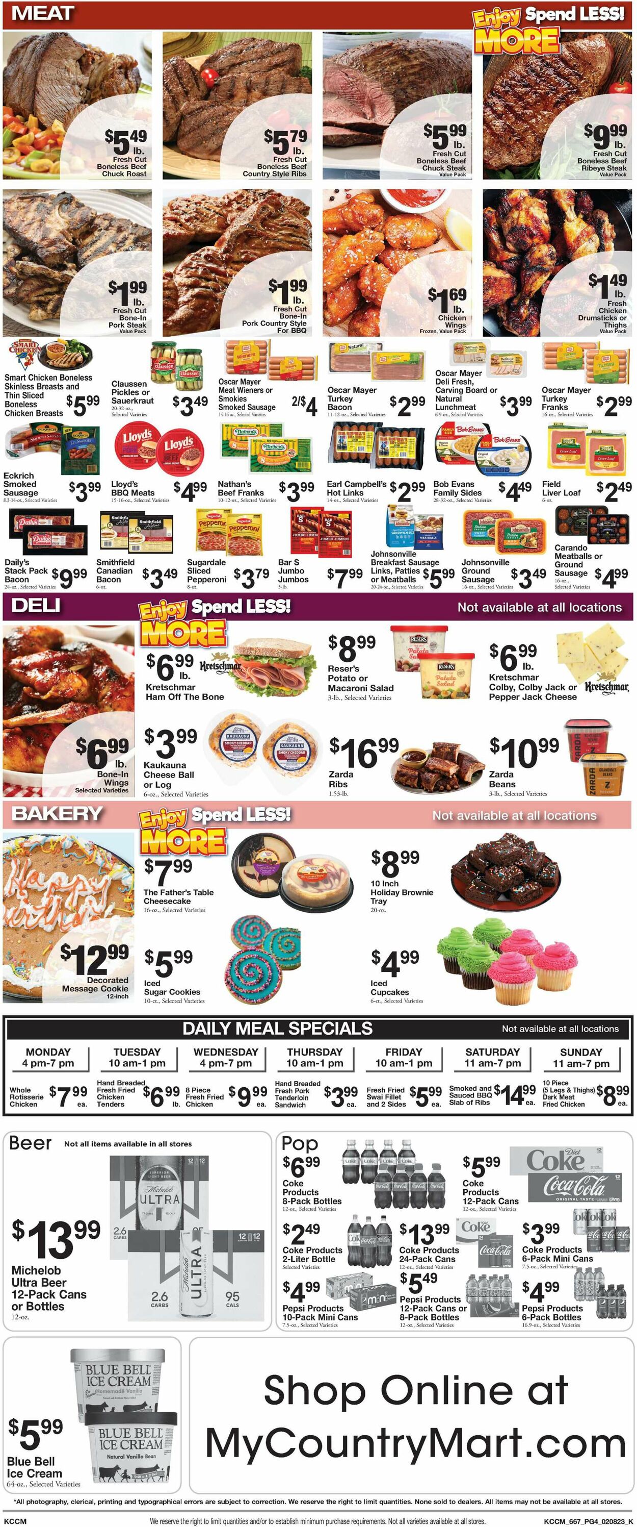 Country Mart Ad from 02/07/2023