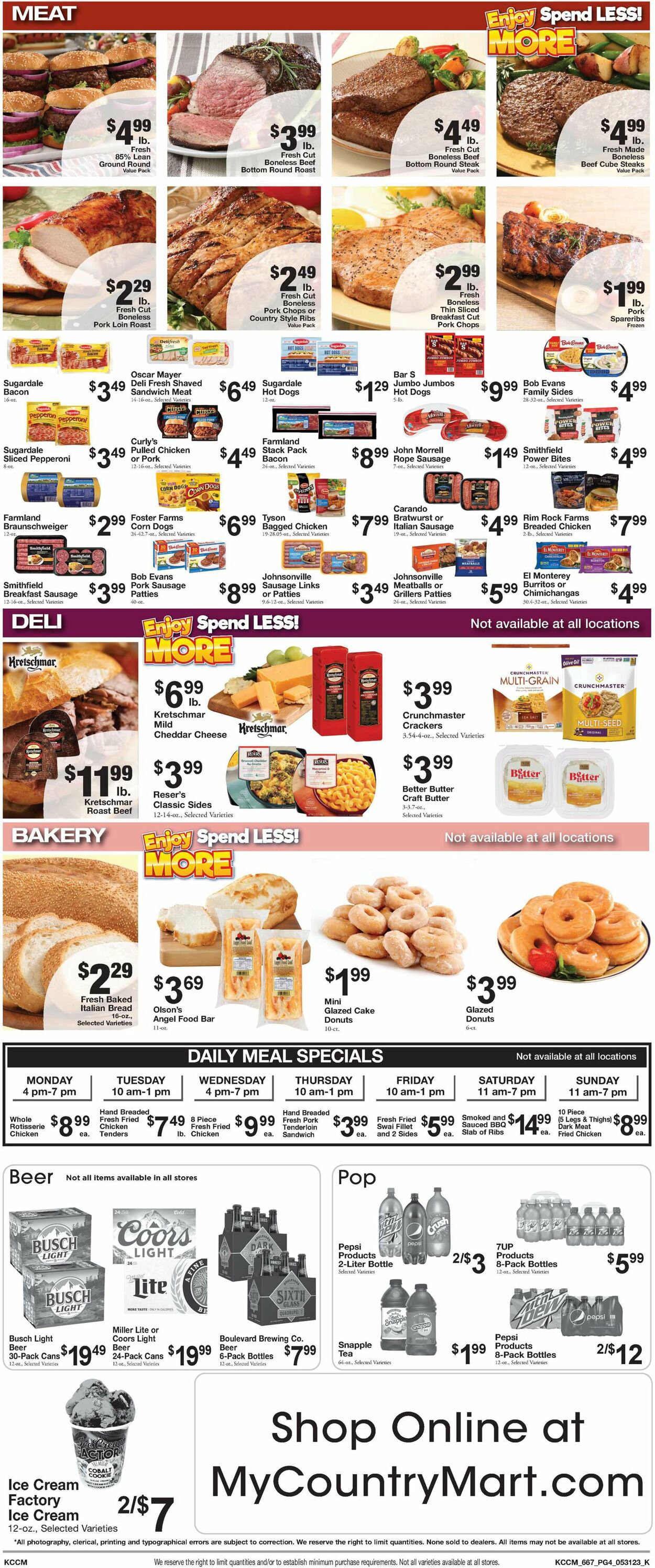 Country Mart Ad from 05/30/2023