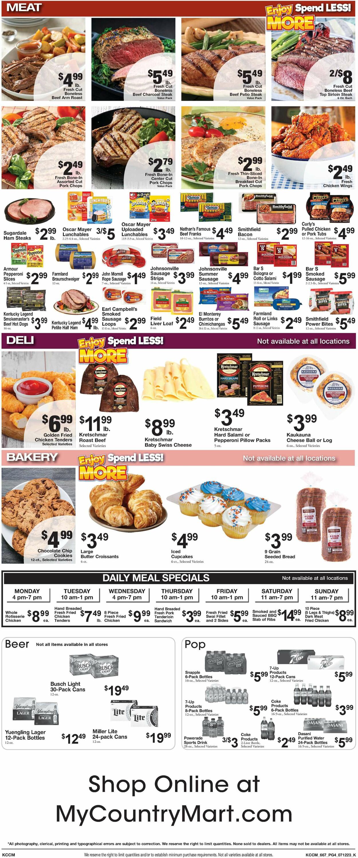 Country Mart Ad from 07/11/2023