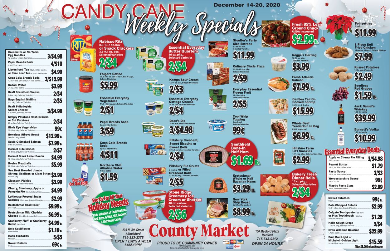 County Market Ad from 12/14/2020