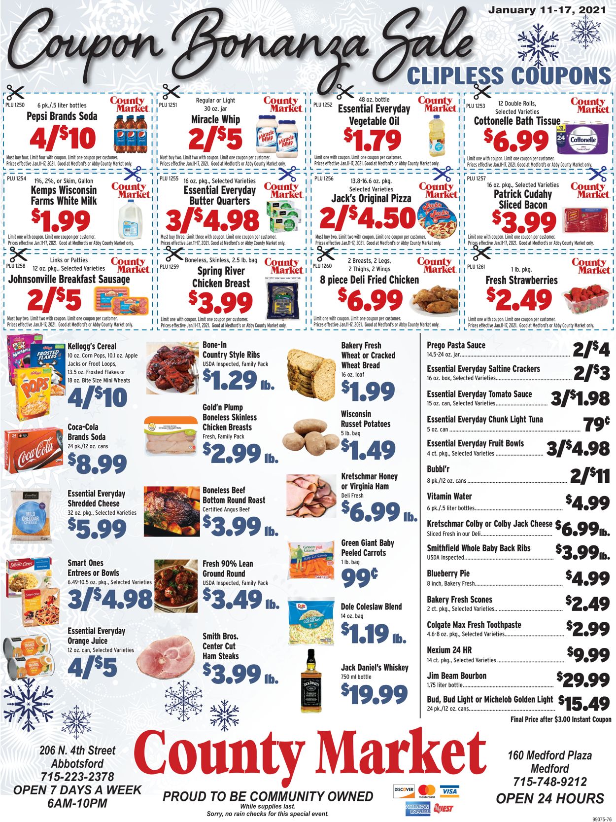 County Market Ad from 01/11/2021