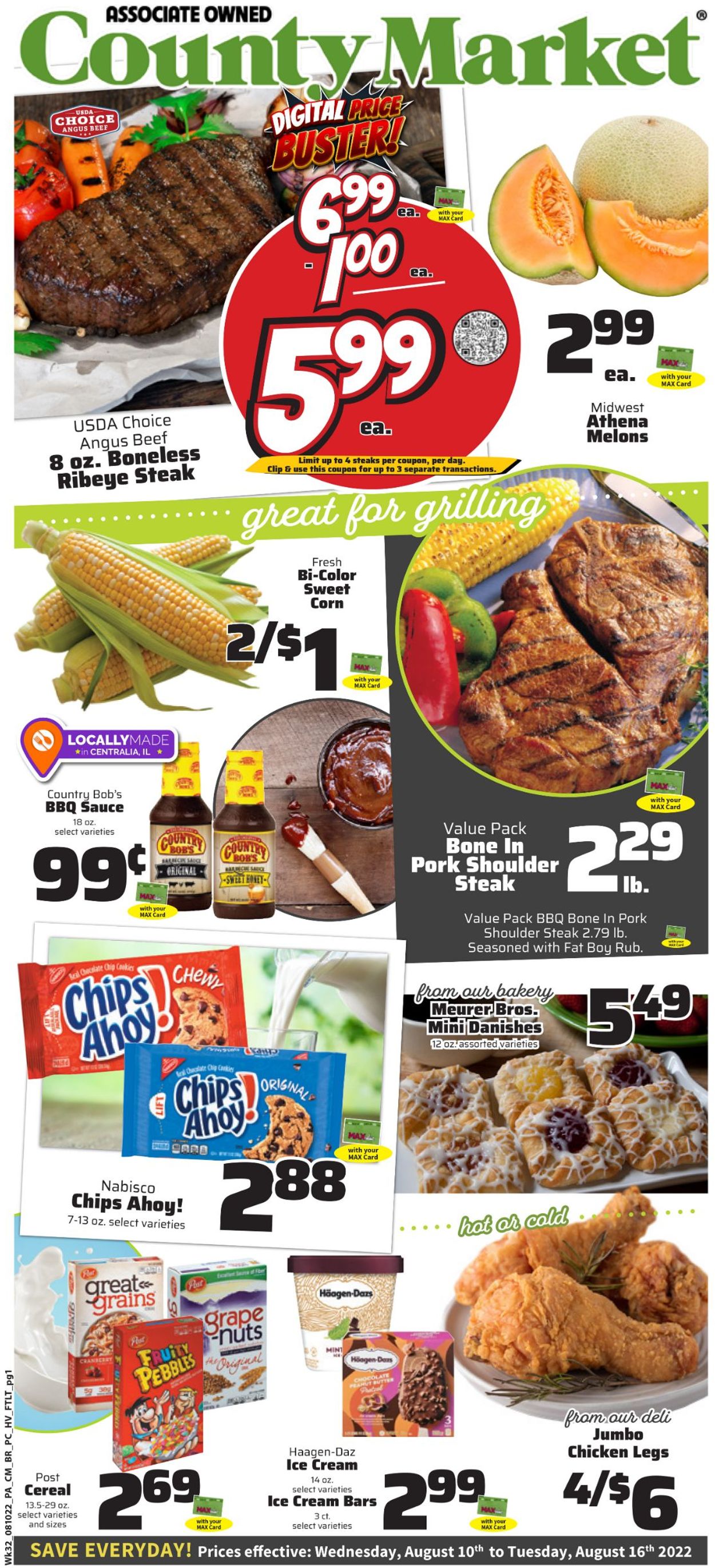 County Market Ad from 08/10/2022