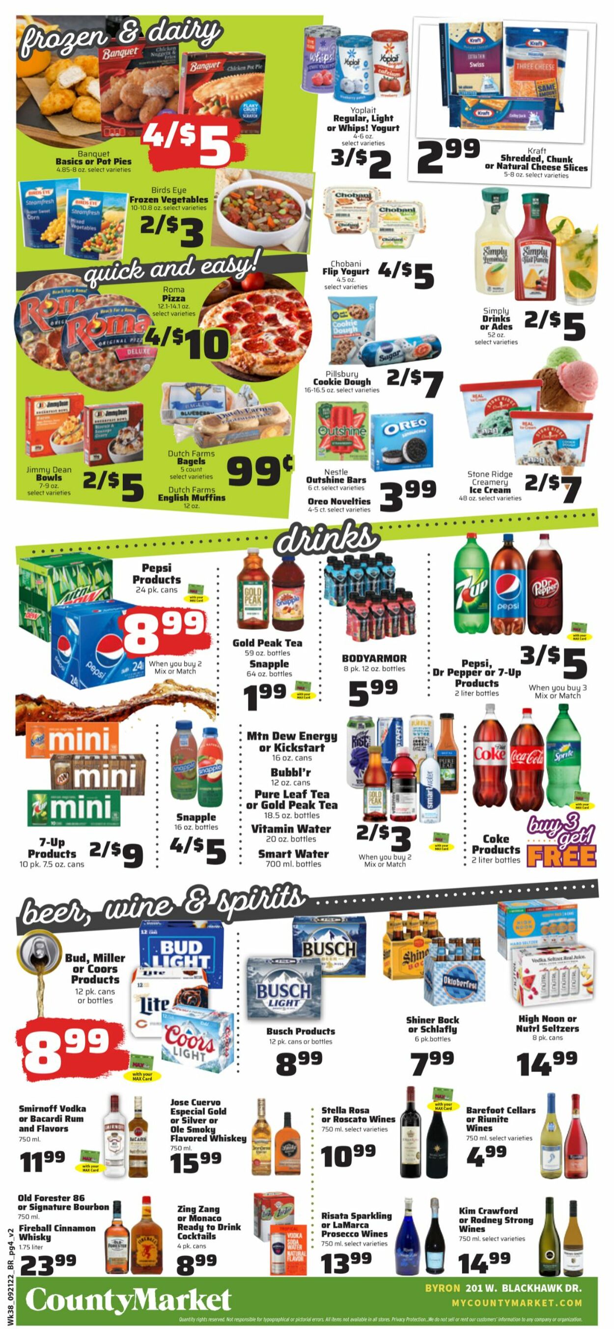 County Market Ad from 09/21/2022