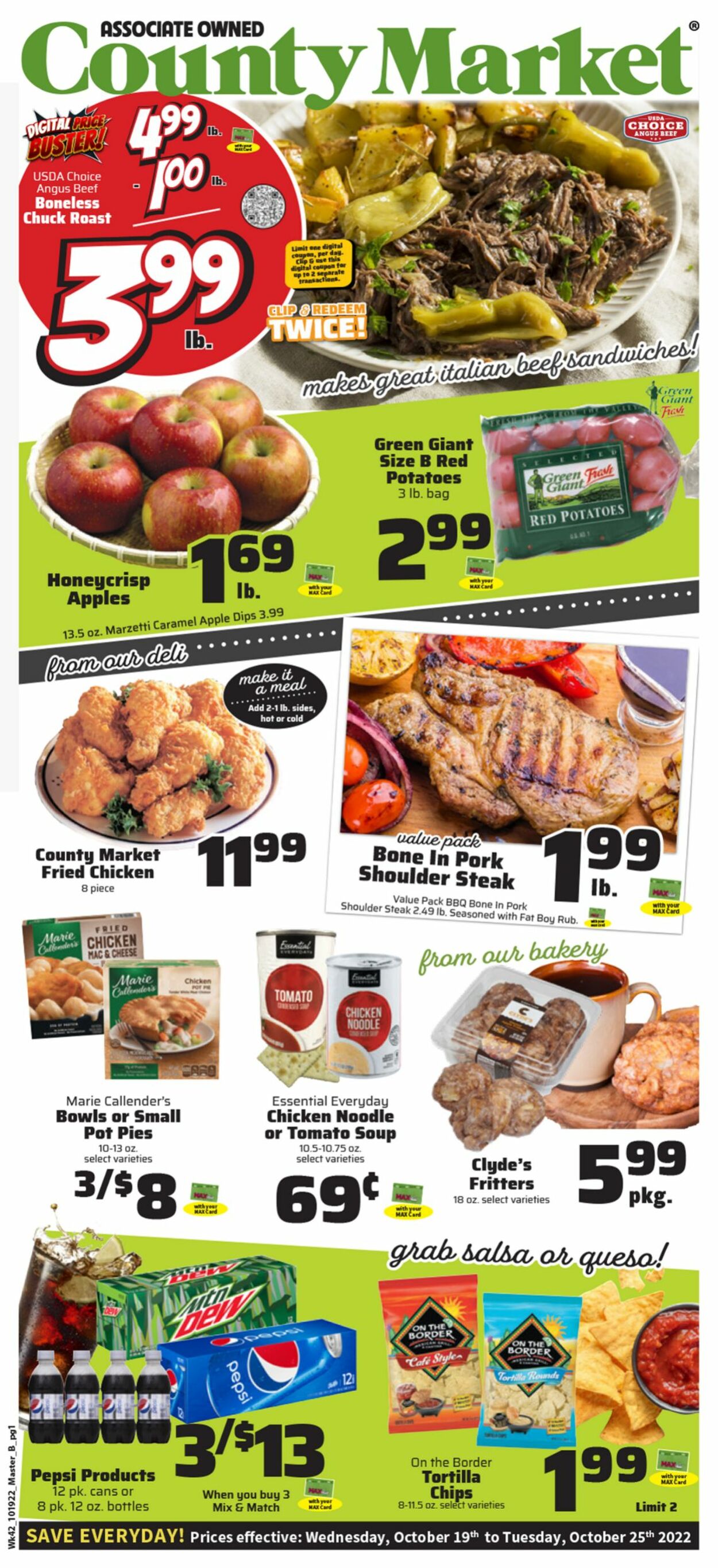 County Market Ad from 10/19/2022