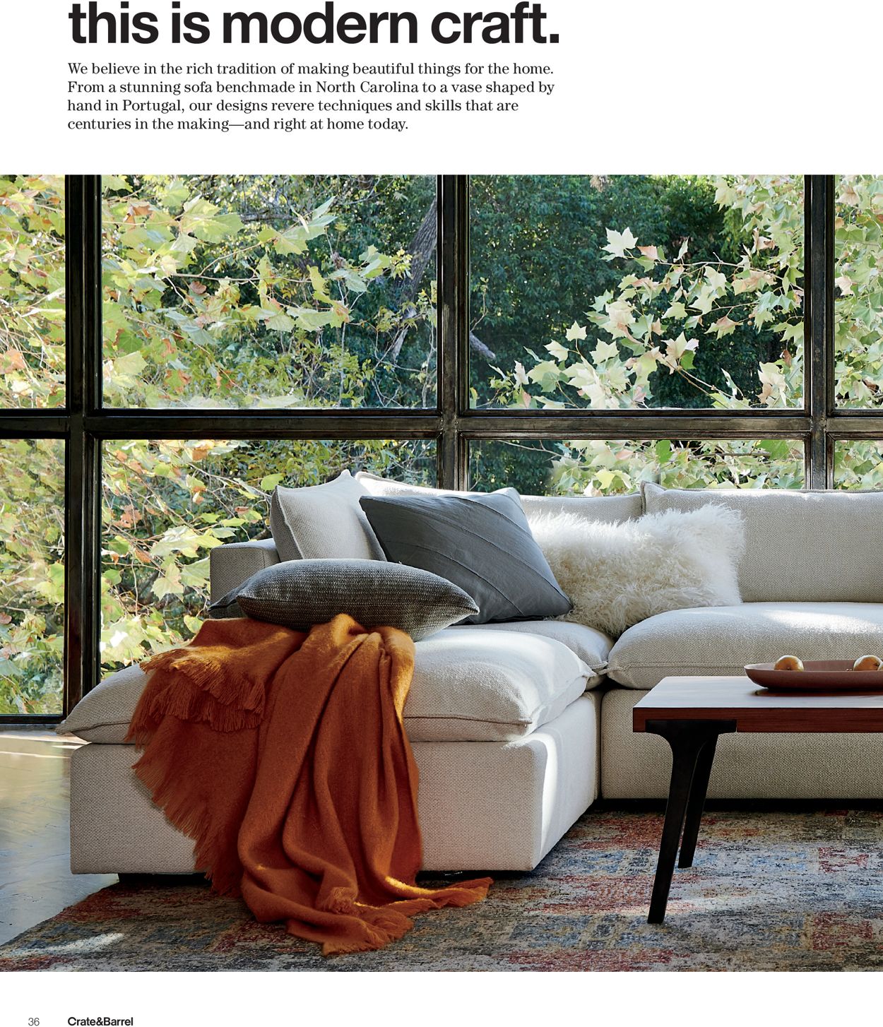 Crate & Barrel Ad from 04/06/2020