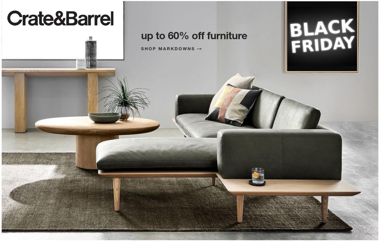 Crate & Barrel Ad from 11/16/2021