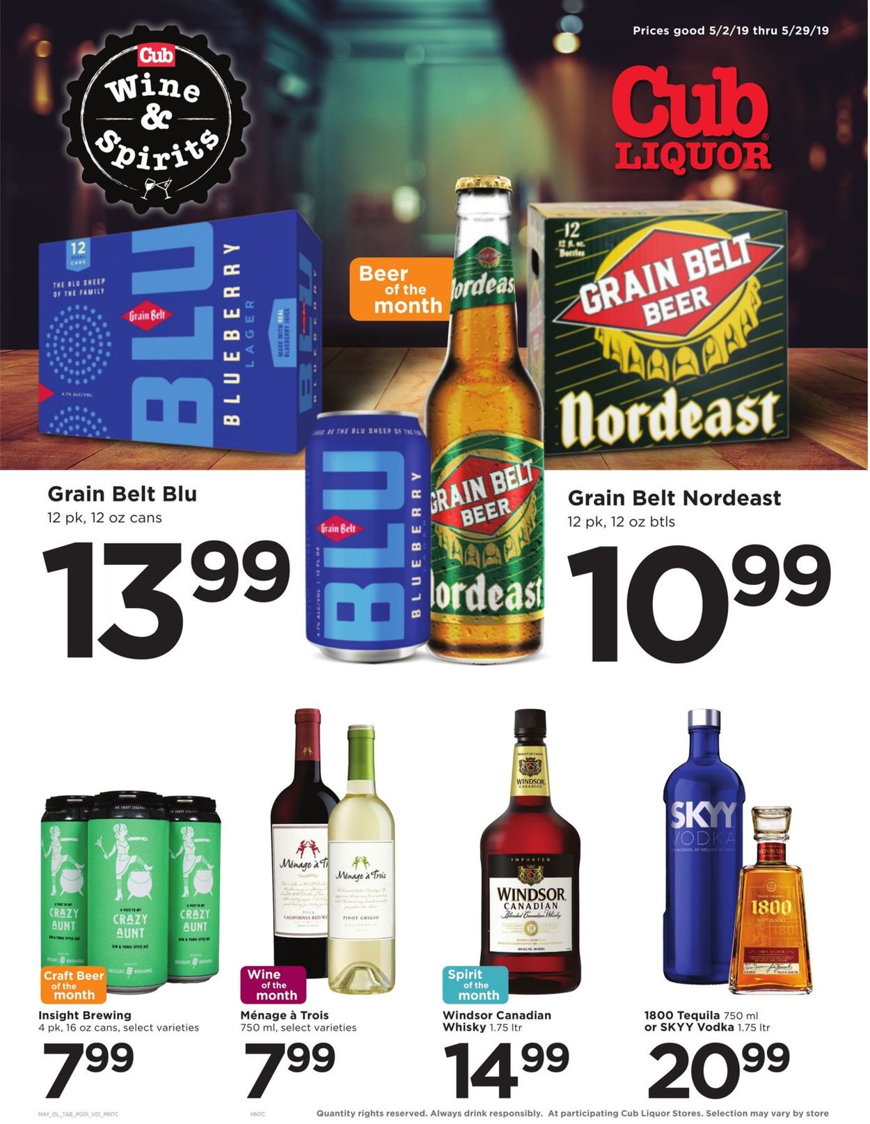 Cub Foods Ad from 05/02/2019