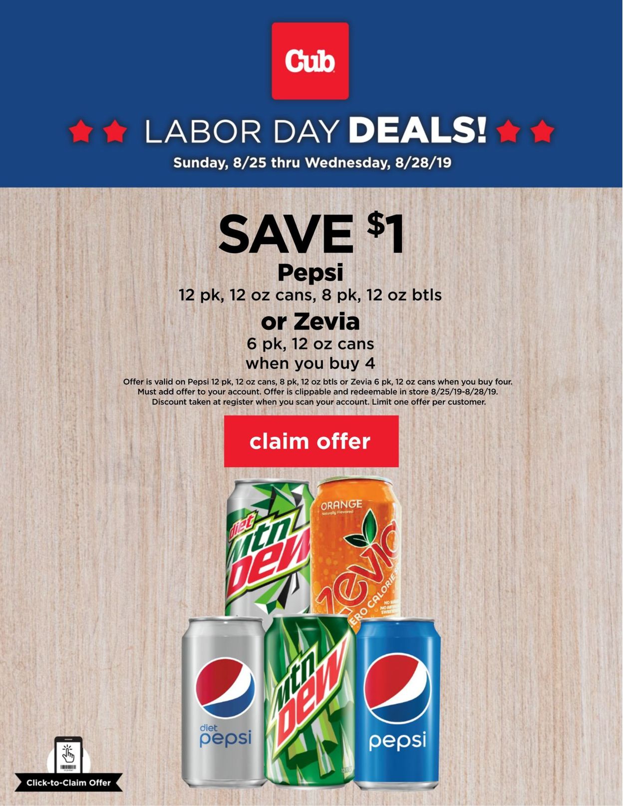 Cub Foods Ad from 08/25/2019