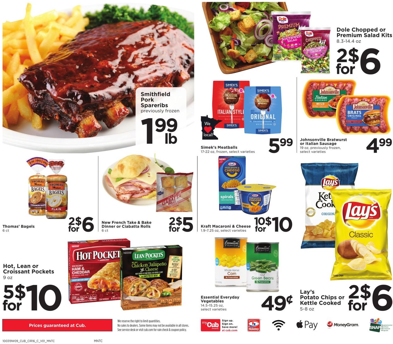 Cub Foods Ad from 10/03/2019