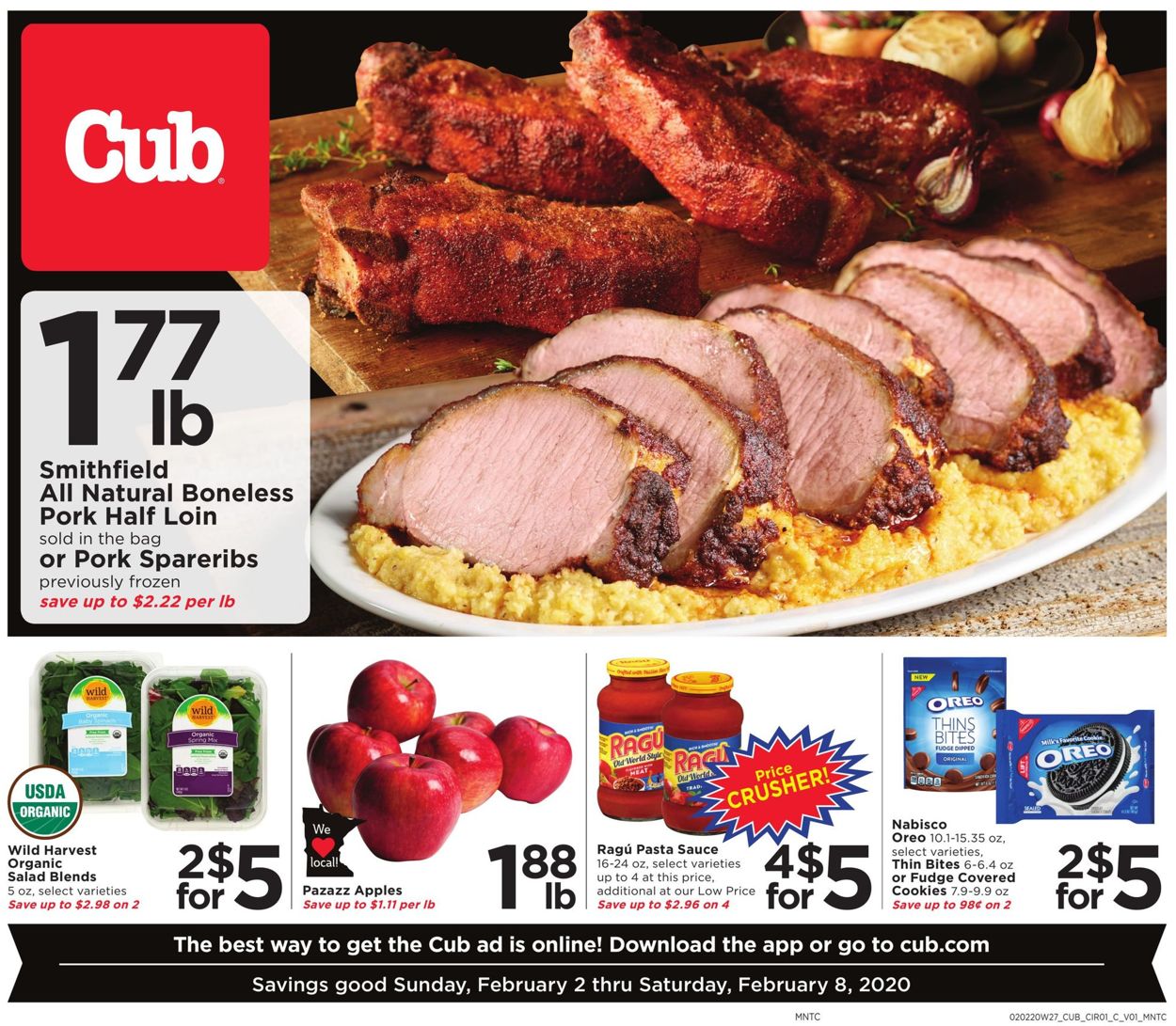 Cub Foods Ad from 02/02/2020
