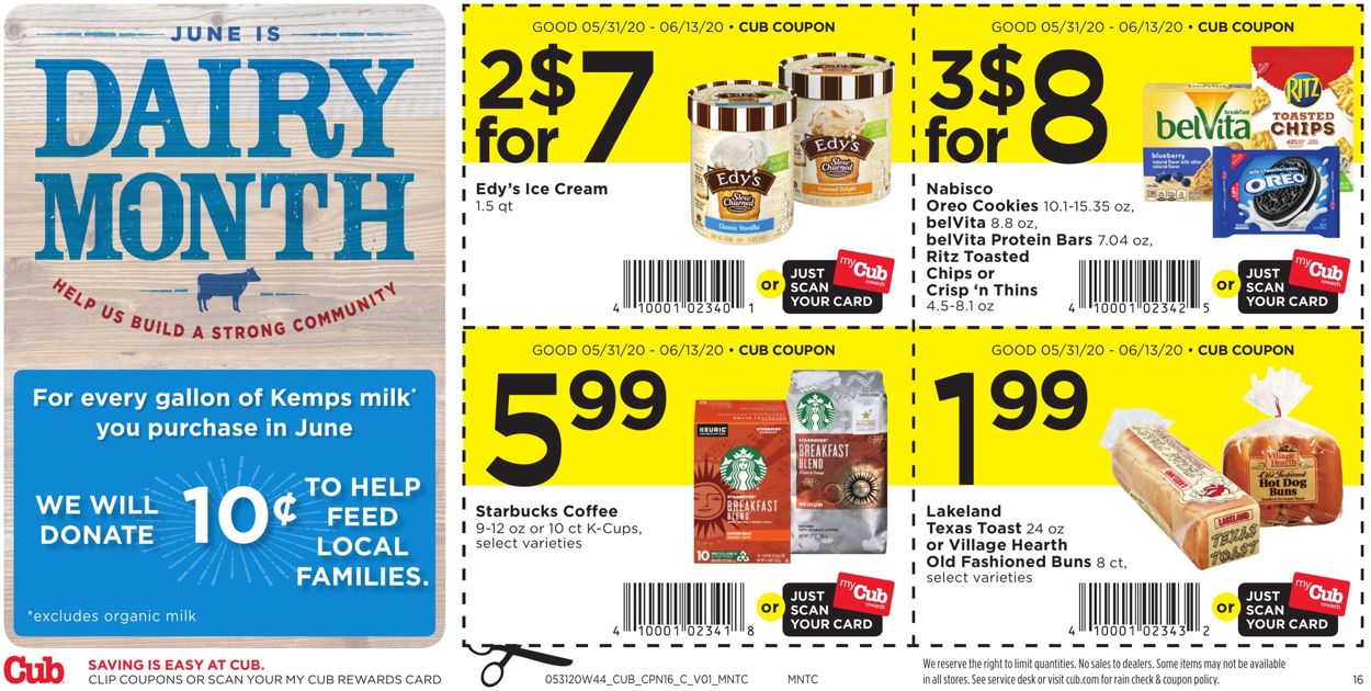 Cub Foods Ad from 05/31/2020