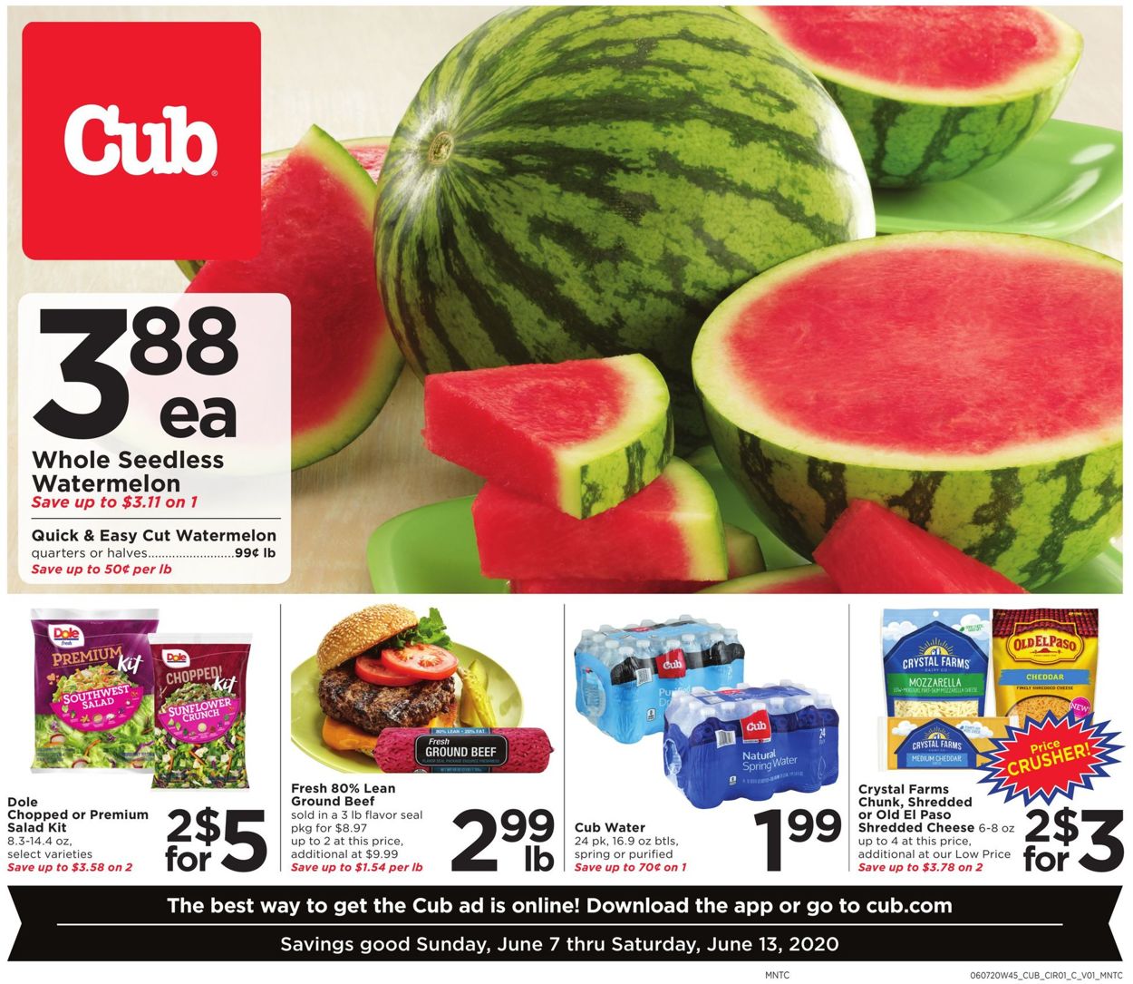 Cub Foods Ad from 06/07/2020