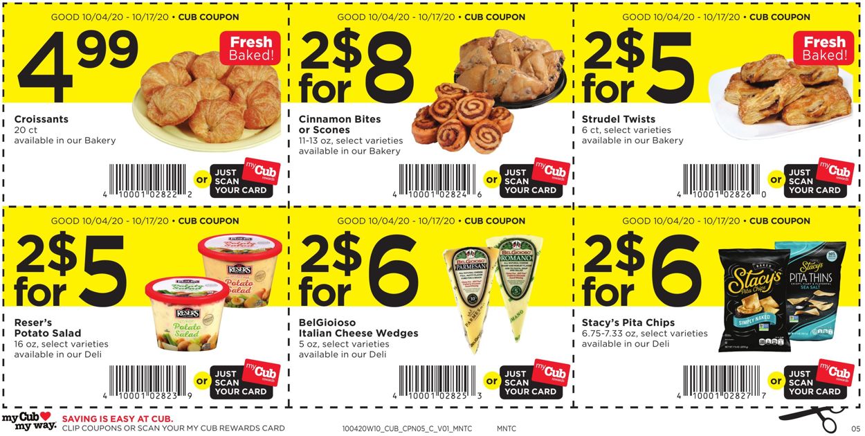 Cub Foods Ad from 10/04/2020