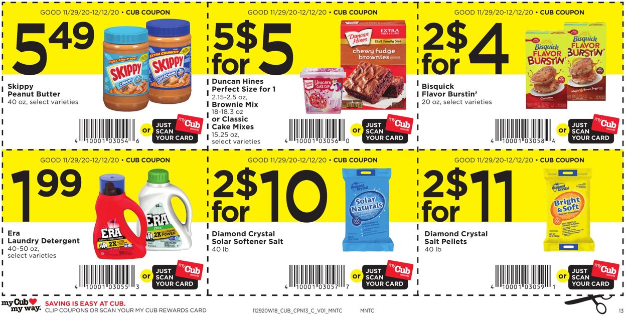 Cub Foods Ad from 11/29/2020