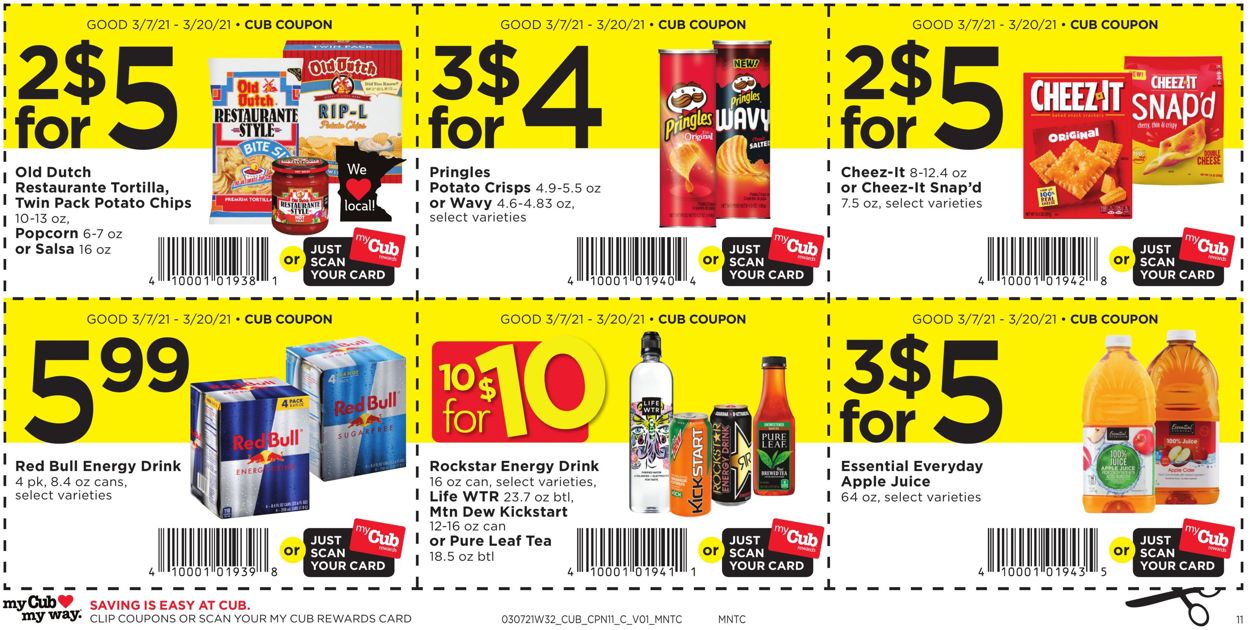 Cub Foods Ad from 03/07/2021