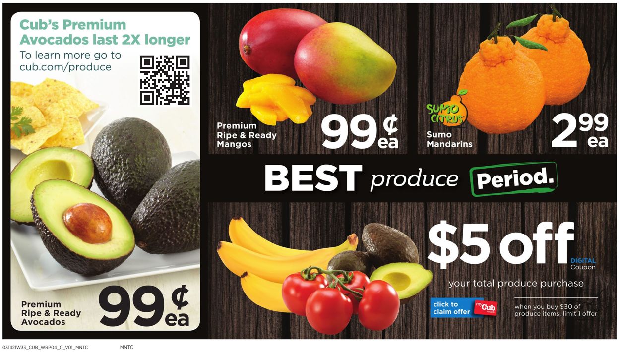 Cub Foods Ad from 03/14/2021