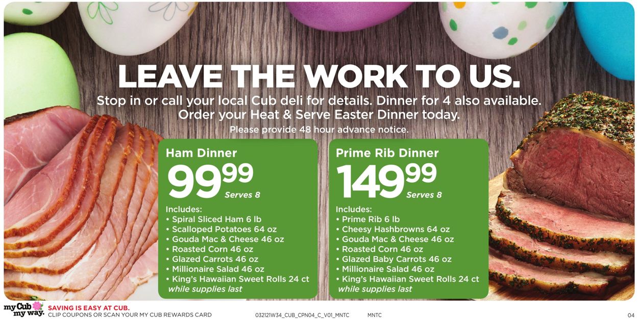 Cub Foods Ad from 03/21/2021