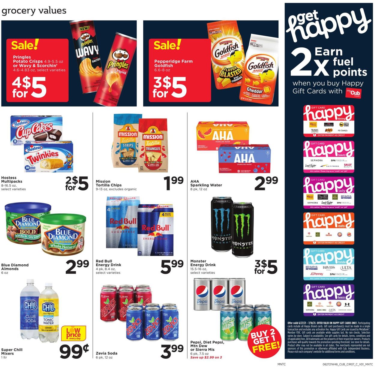 Cub Foods Ad from 06/27/2021